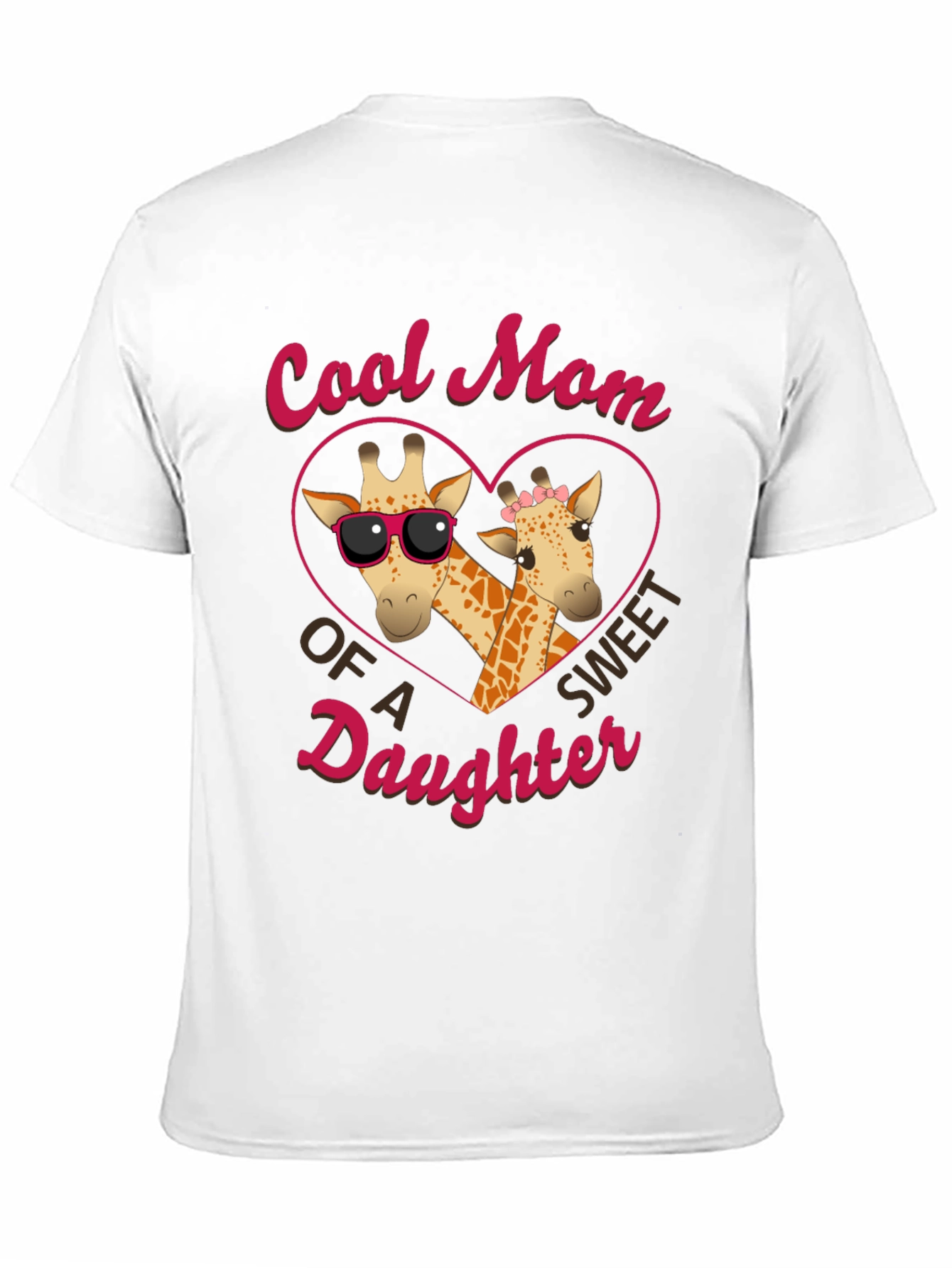 Cool Mom Giraffe Daughter T-Shirt