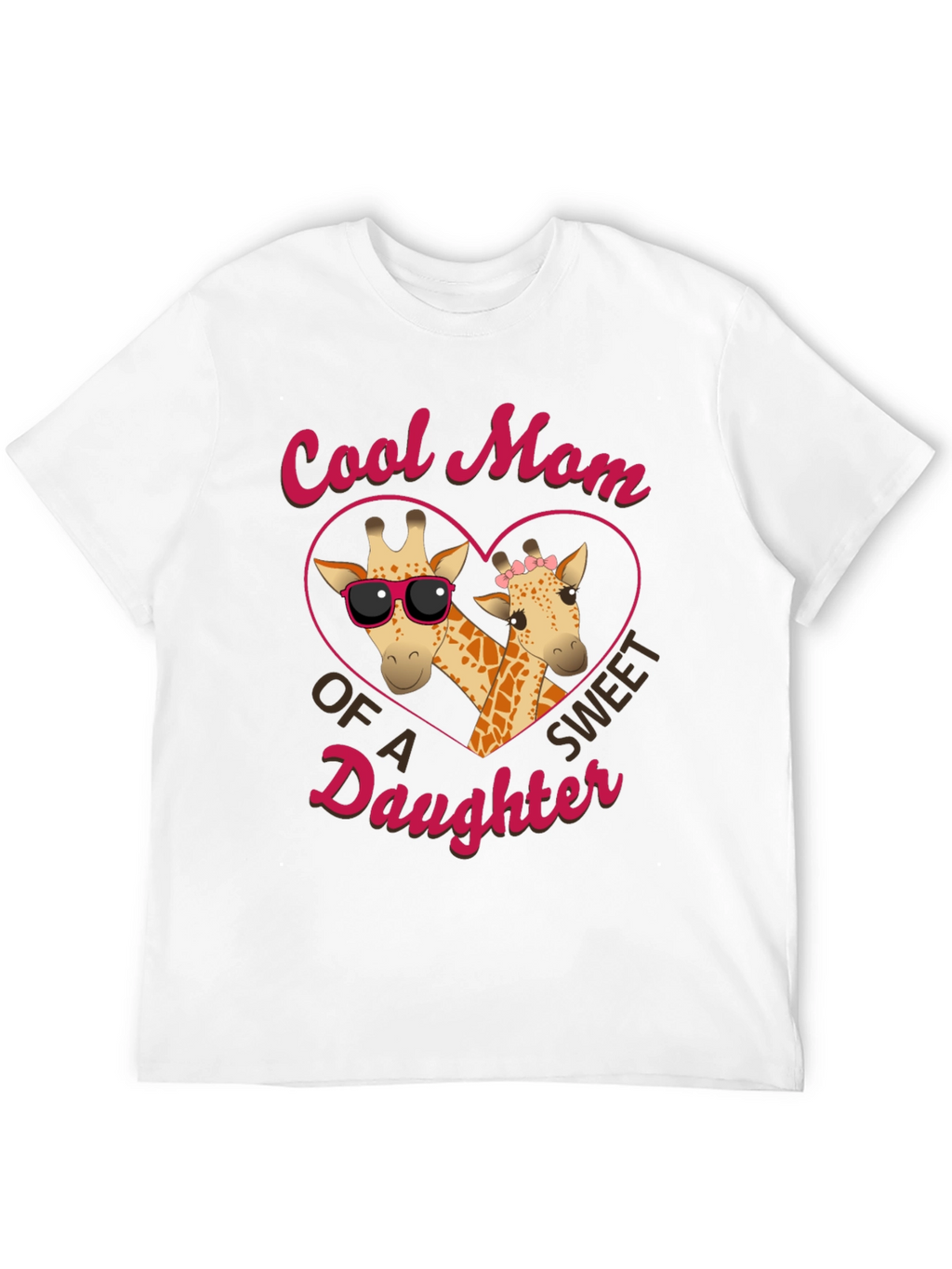 Cool Mom Giraffe Daughter T-Shirt