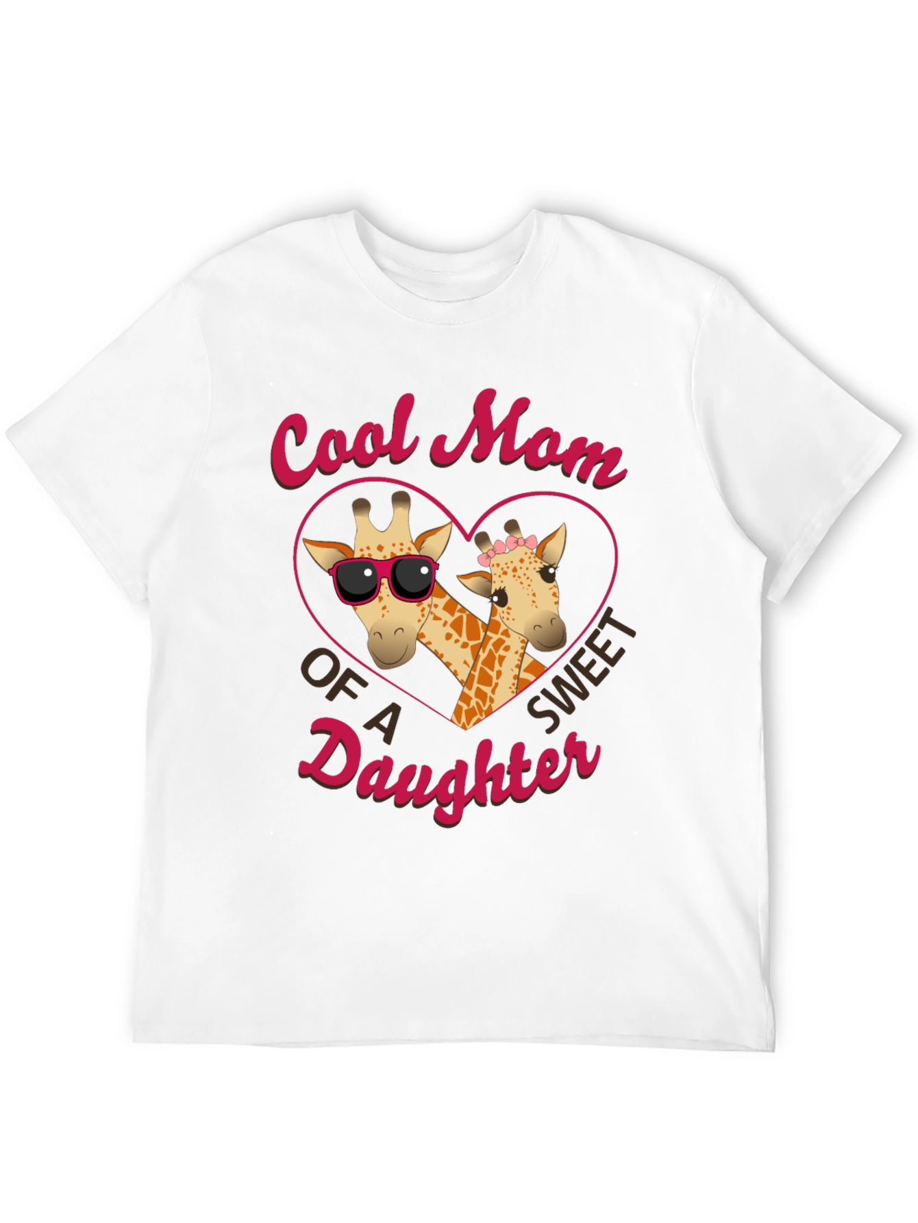 Cool Mom Giraffe Daughter T-Shirt