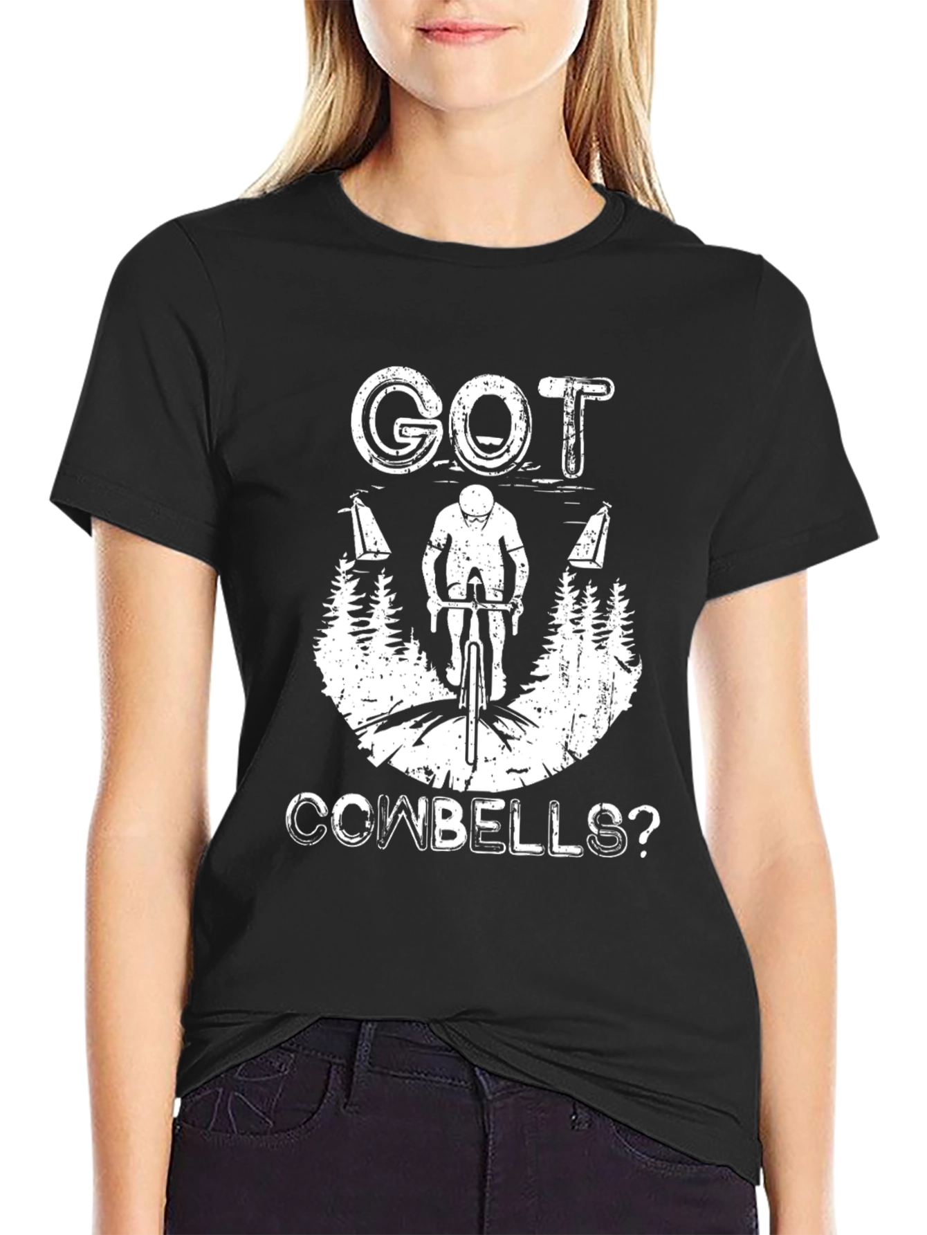 Got Cowbells? Cyclist Graphic T-Shirt