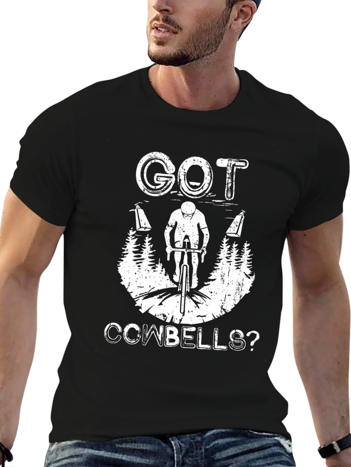 Got Cowbells? Cyclist Graphic T-Shirt