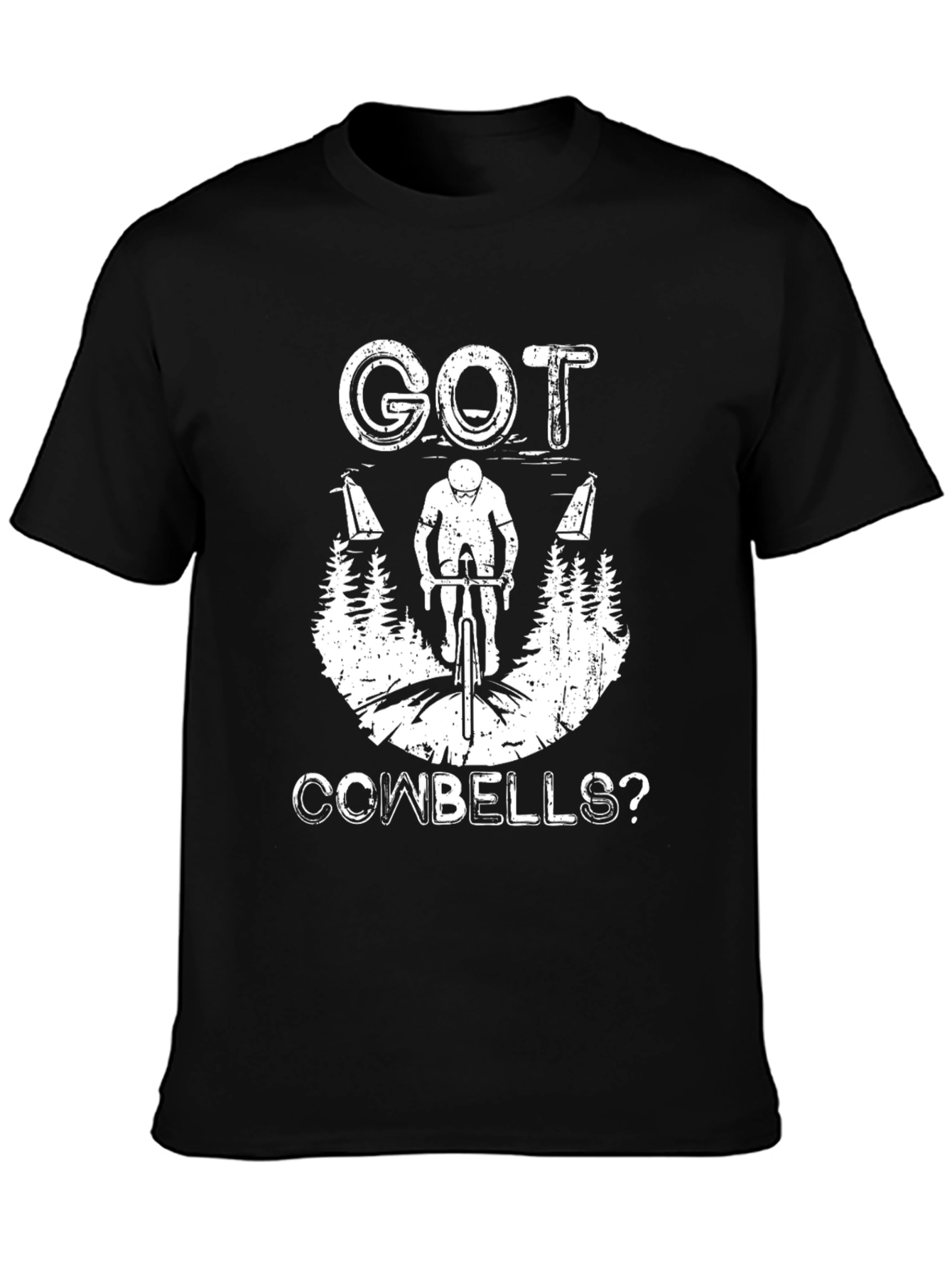Got Cowbells? Cyclist Graphic T-Shirt