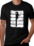 Plumber Wrench Graphic Tee - Black