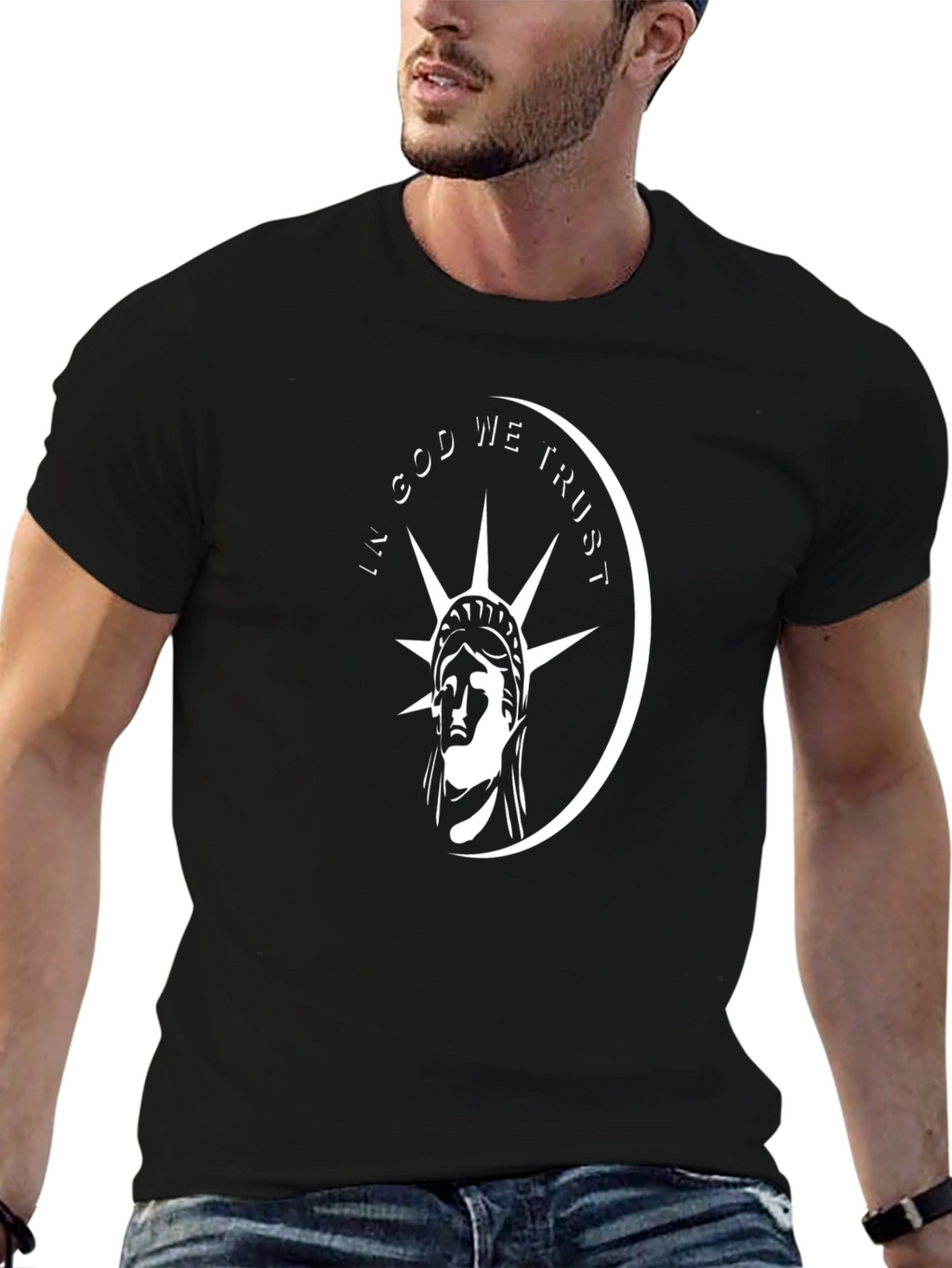 Statue of Liberty In God We Trust T-Shirt