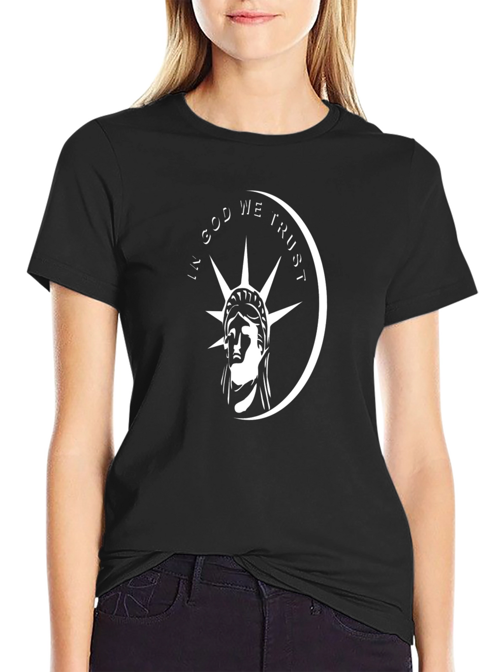 Statue of Liberty In God We Trust T-Shirt