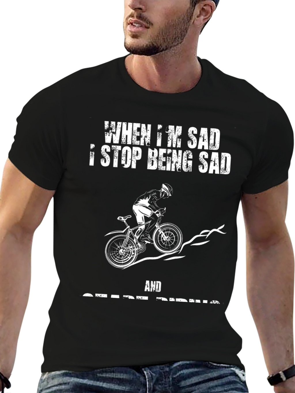 When Im Sad I Go Riding T-Shirt