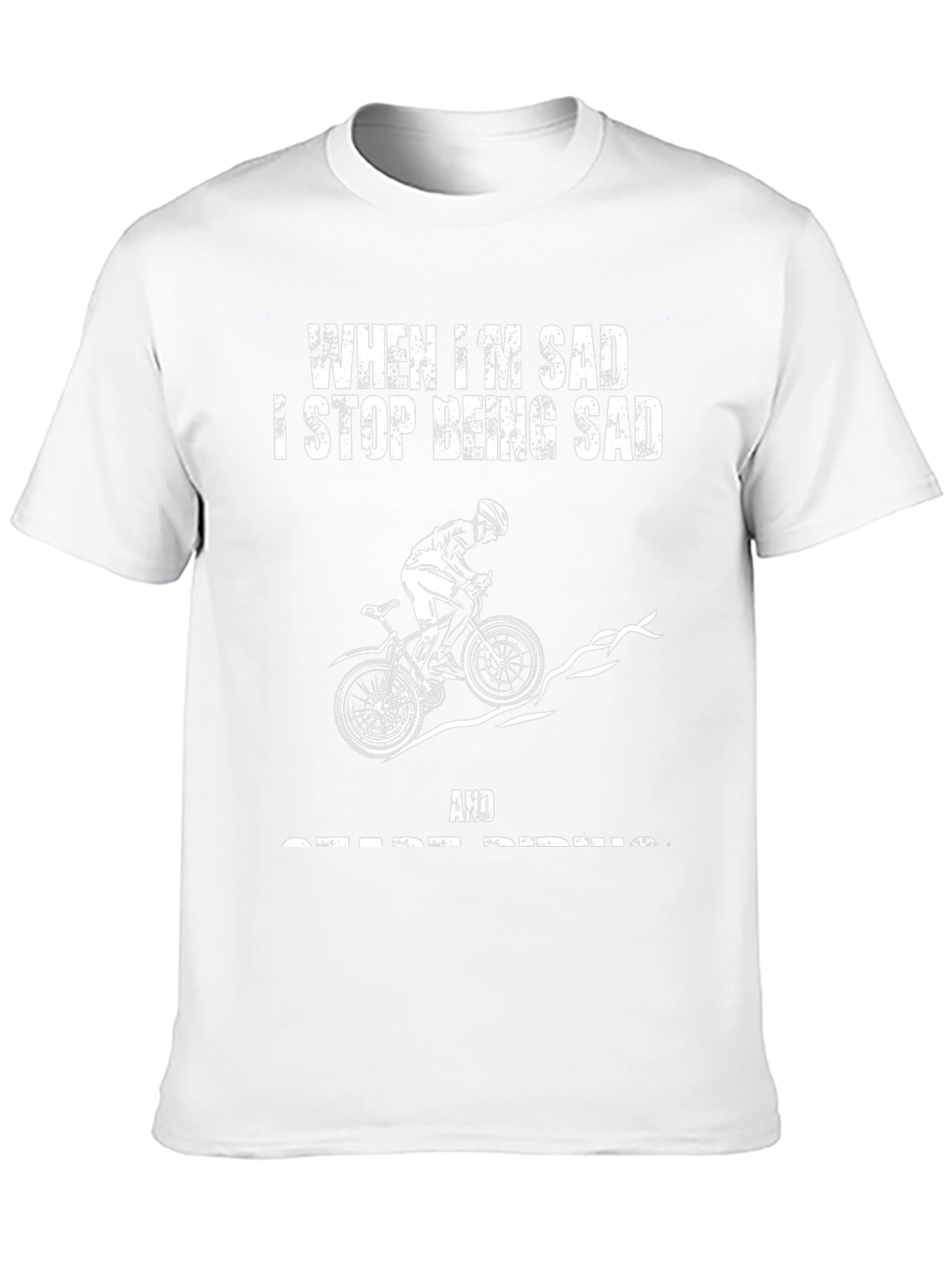 When Im Sad I Go Riding T-Shirt