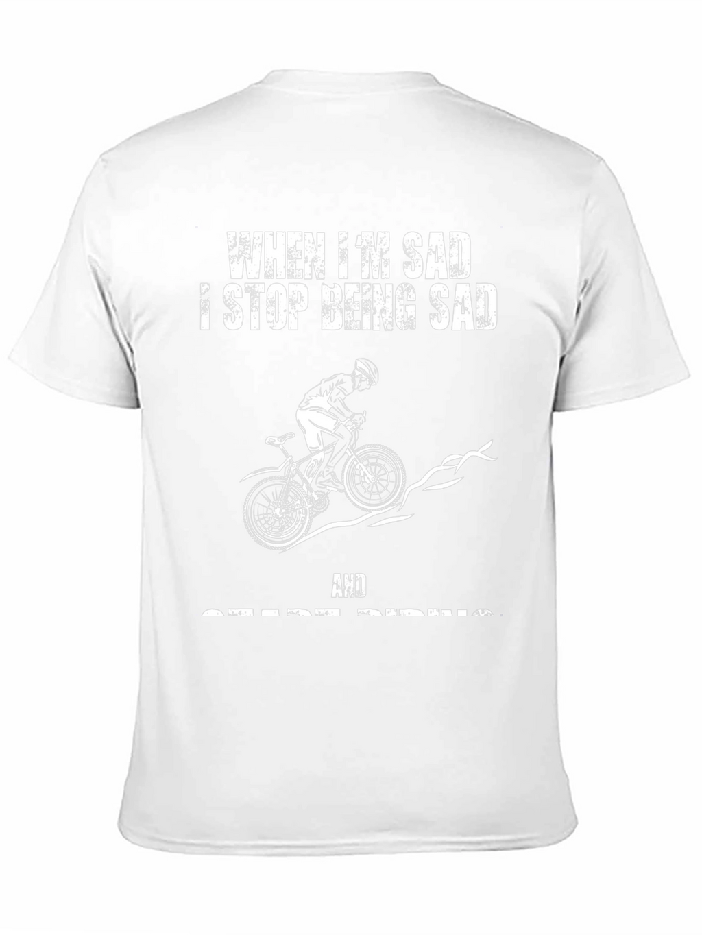 When Im Sad I Go Riding T-Shirt