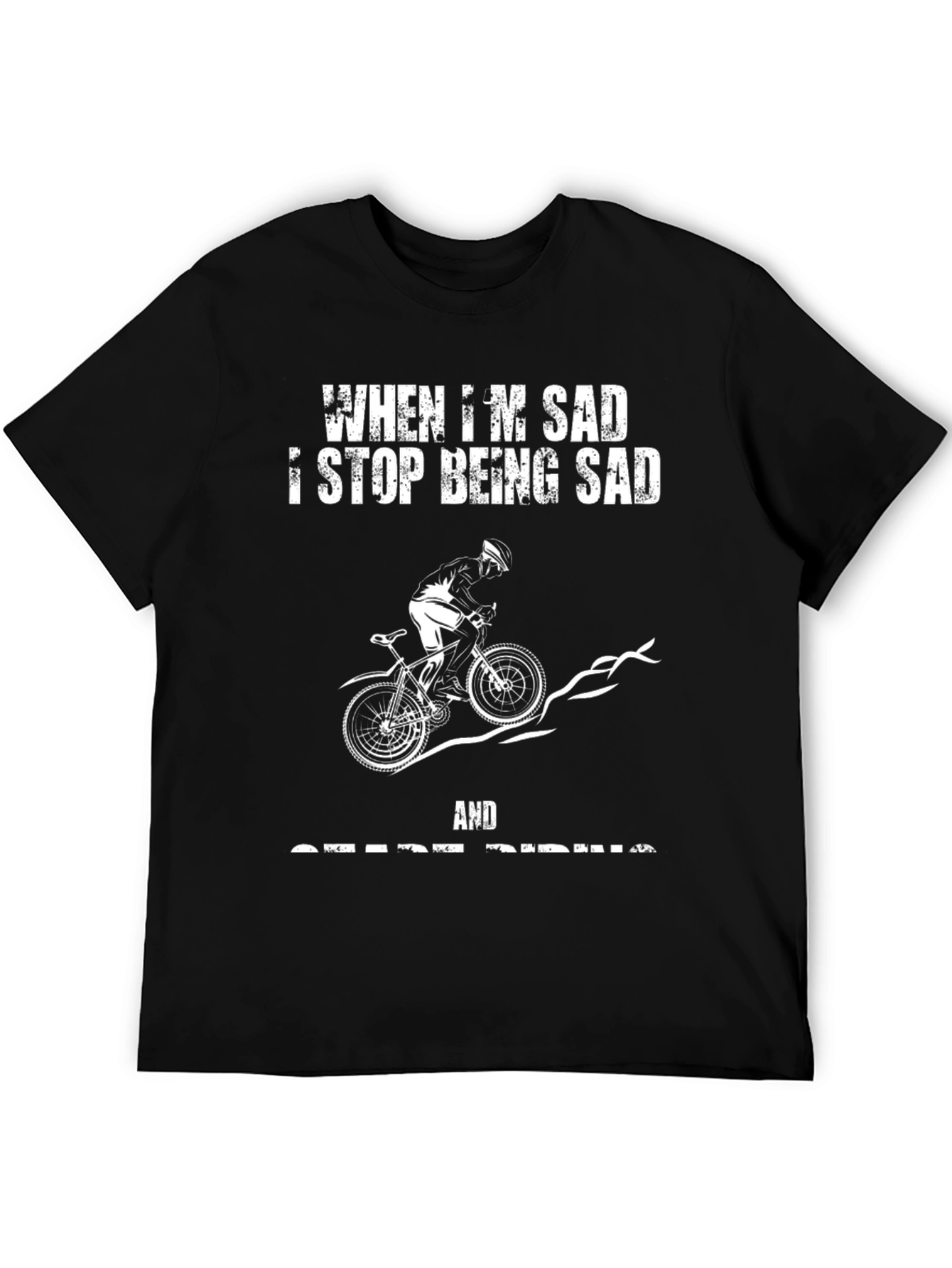 When Im Sad I Go Riding T-Shirt