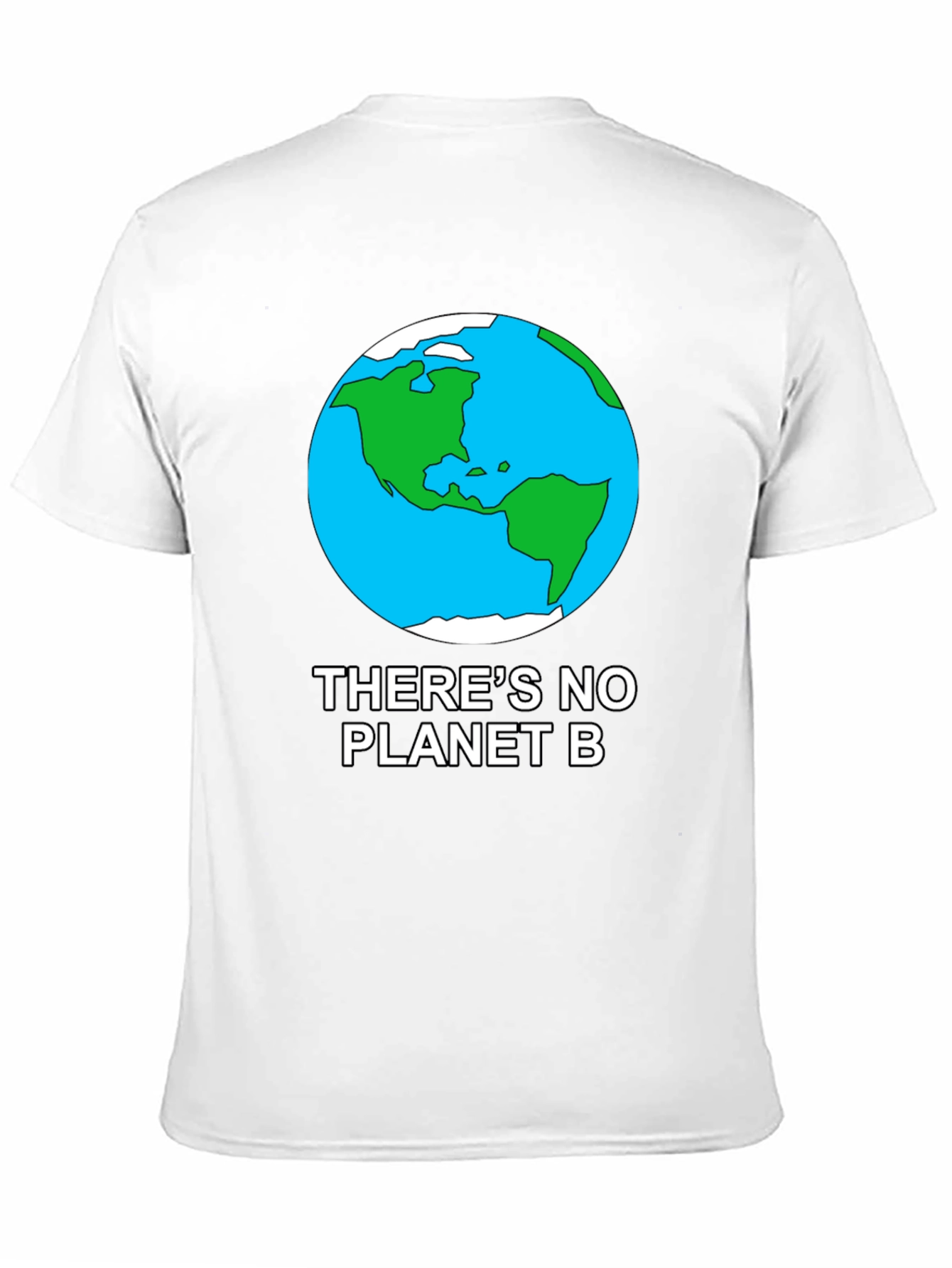 No Planet B Earth Graphic Tee - Black
