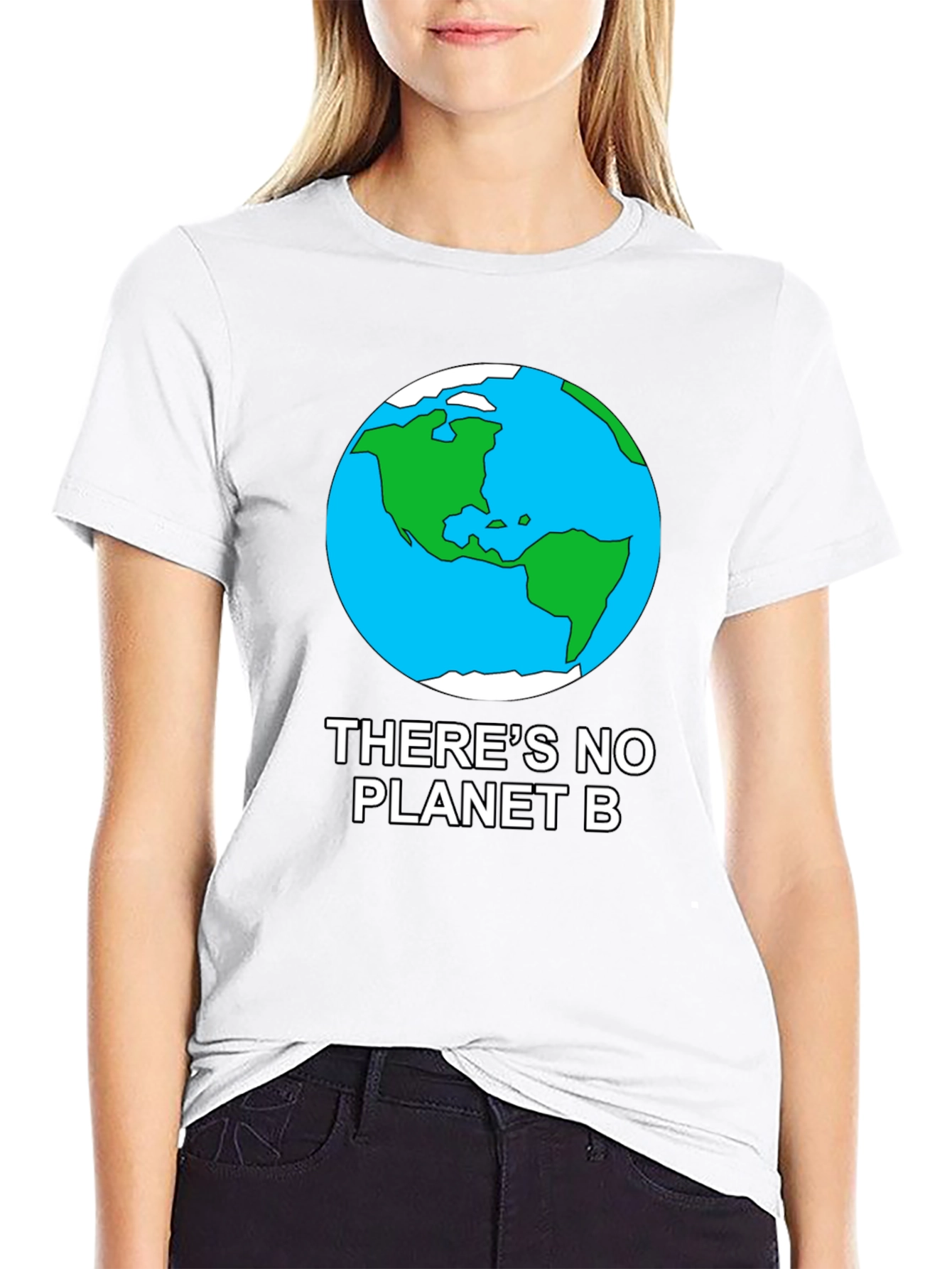 No Planet B Earth Graphic Tee - Black