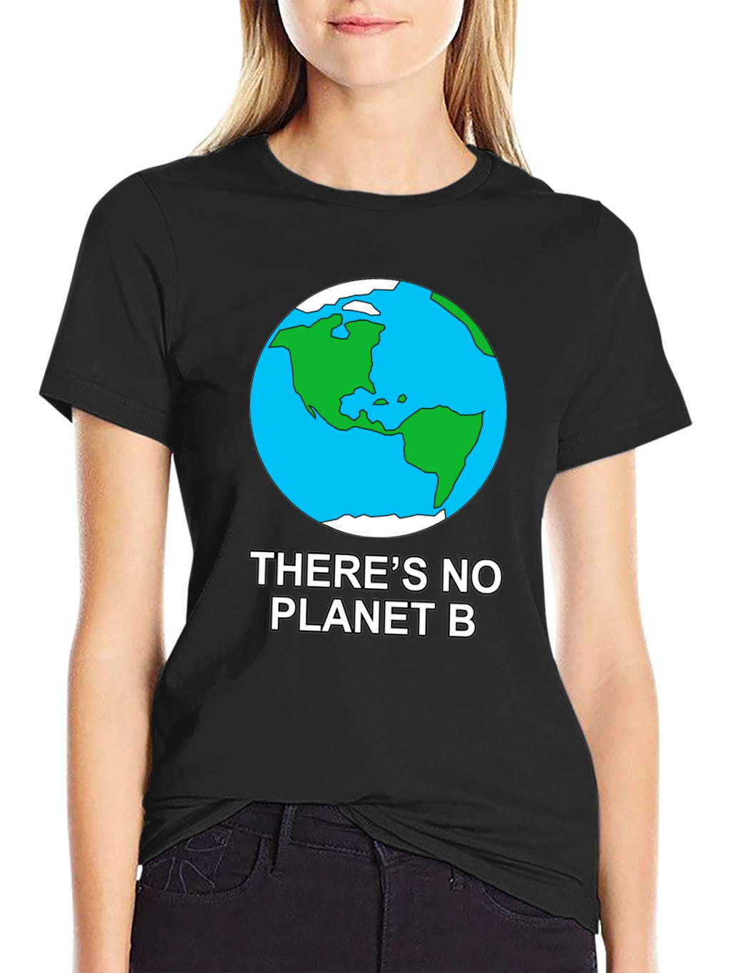 No Planet B Earth Graphic Tee - Black