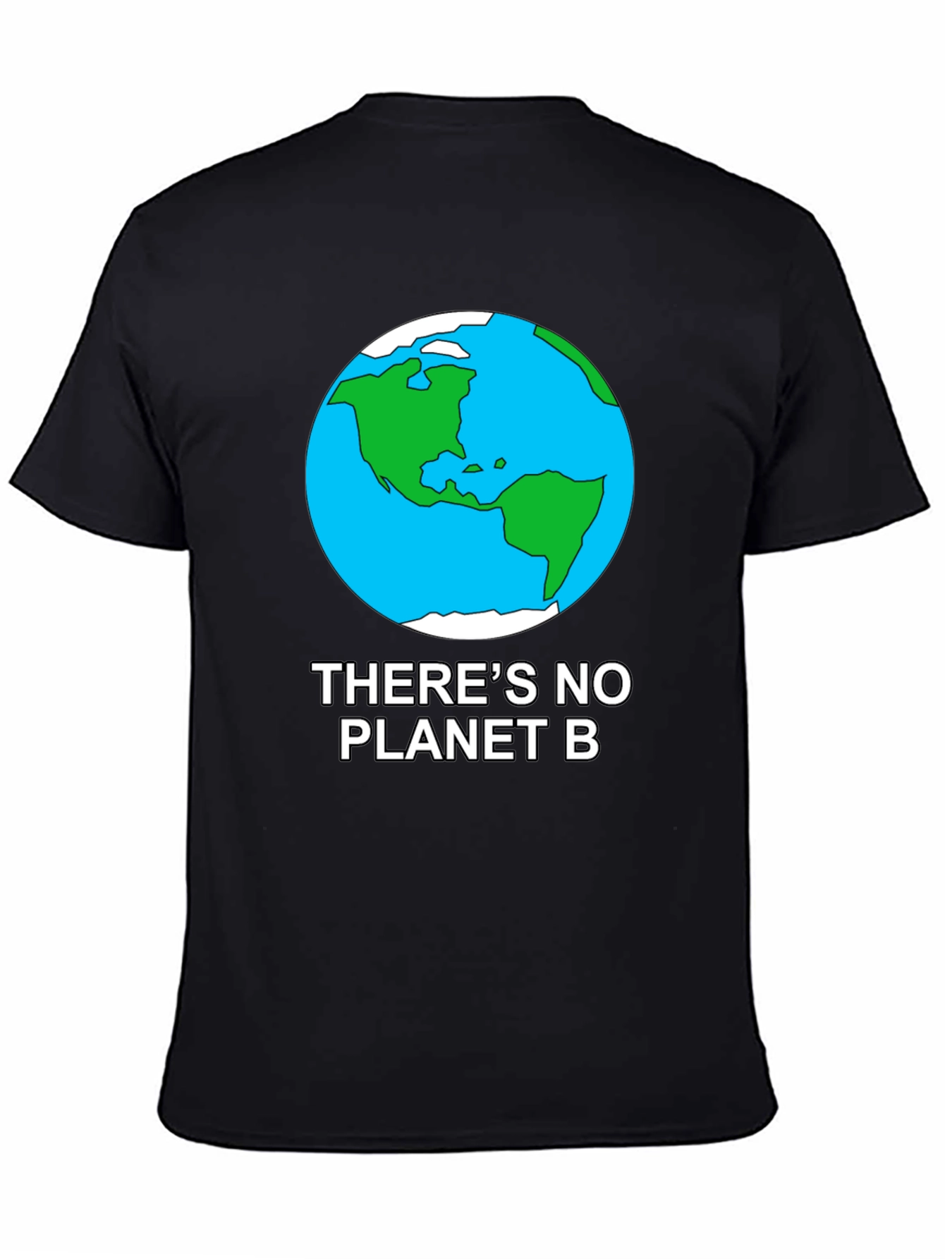 No Planet B Earth Graphic Tee - Black