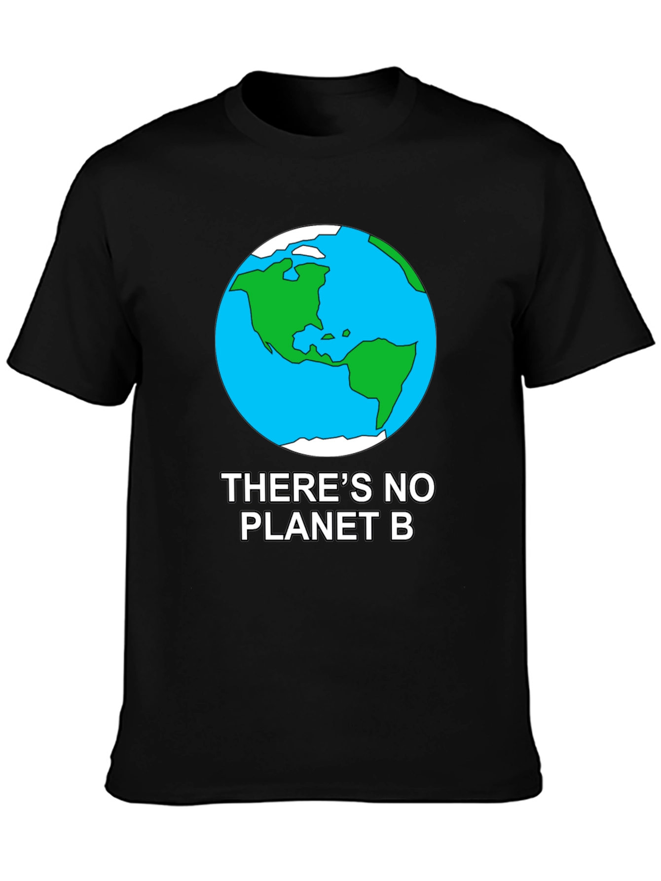 No Planet B Earth Graphic Tee - Black