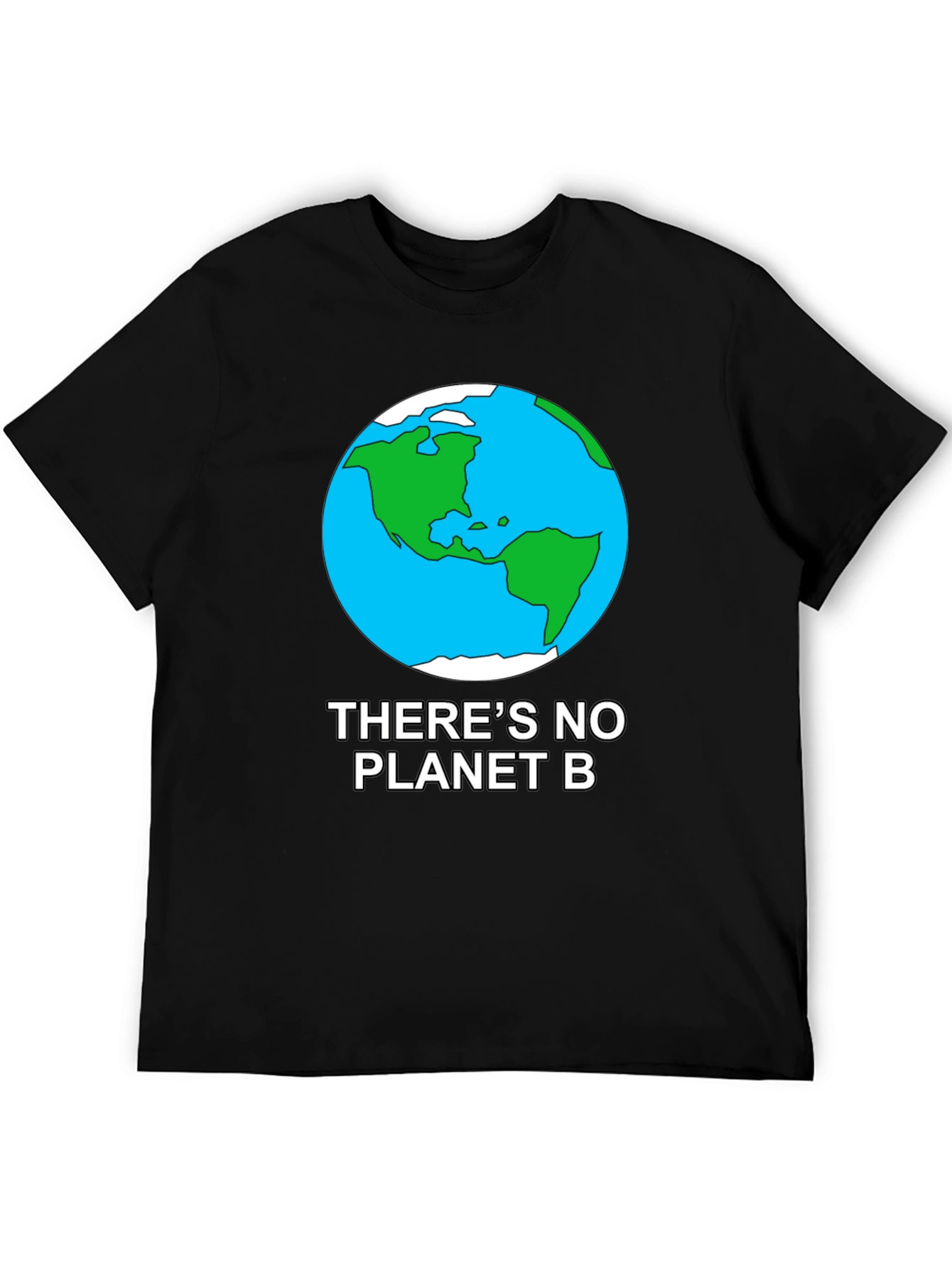 No Planet B Earth Graphic Tee - Black