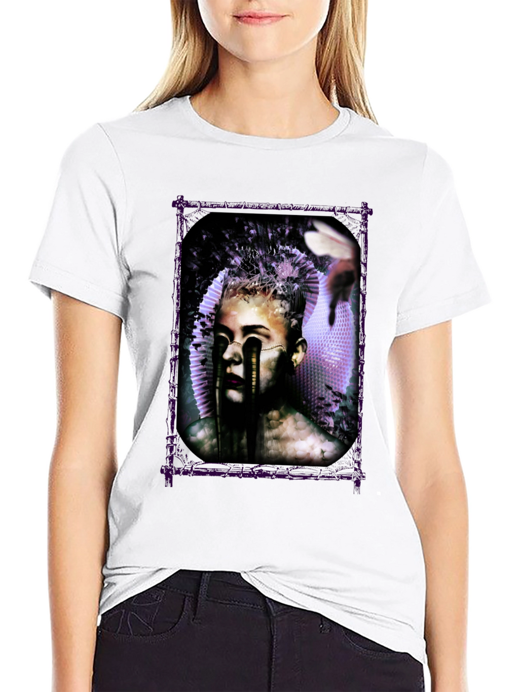 Artistic Graphic Print Tee