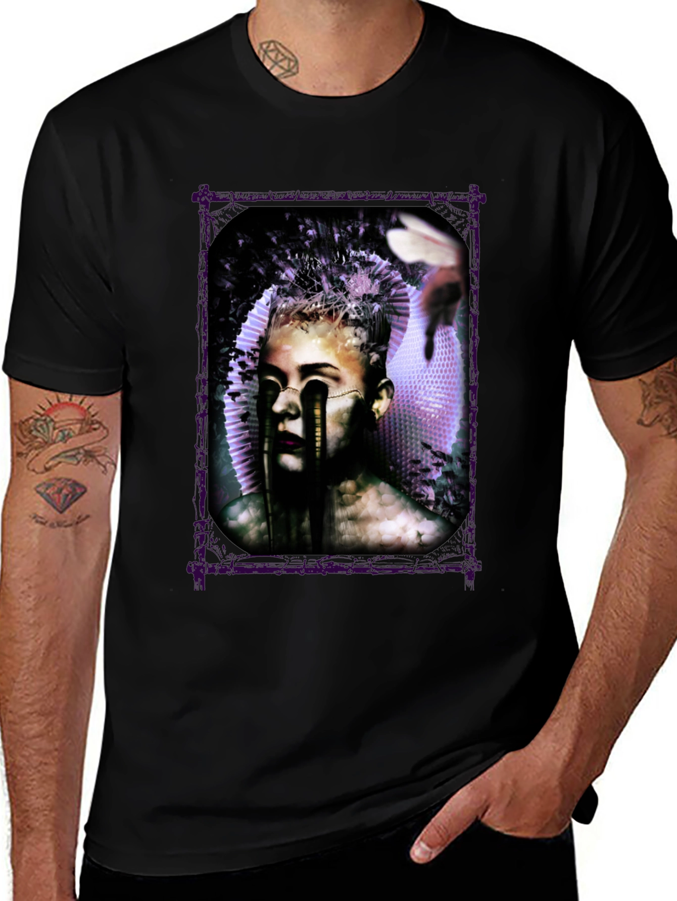 Artistic Graphic Print Tee