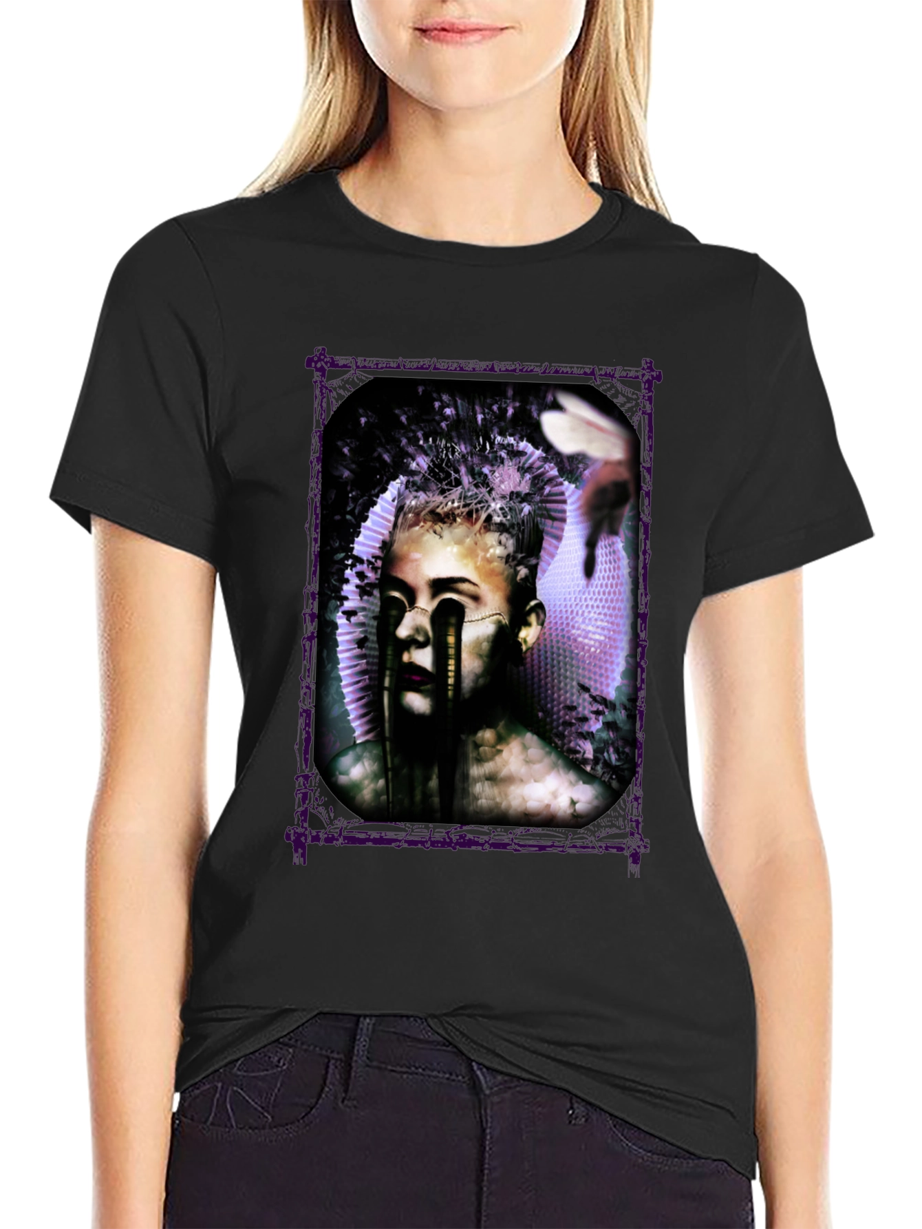 Artistic Graphic Print Tee