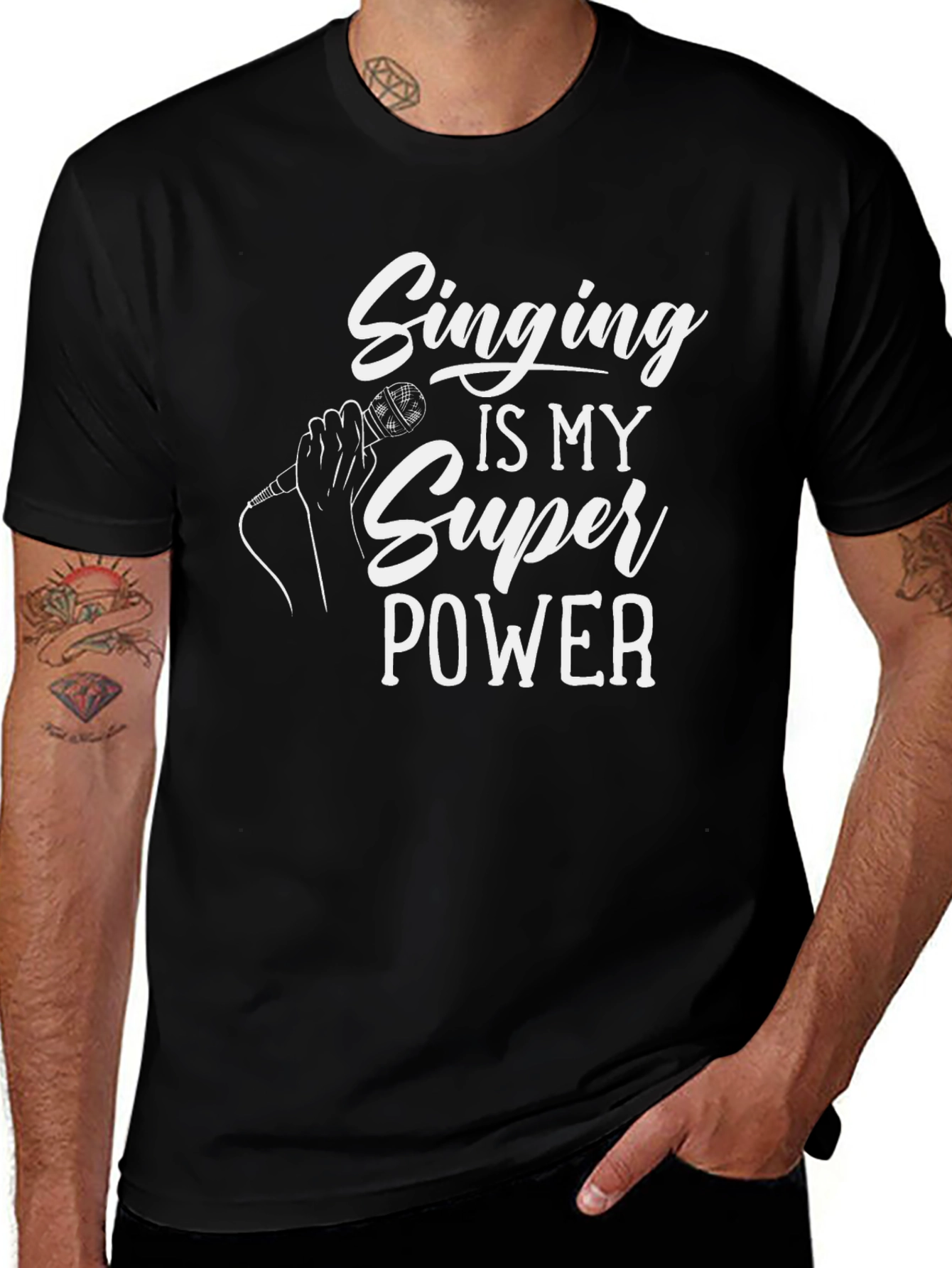 Singing is My Super Power Graphic Tee
