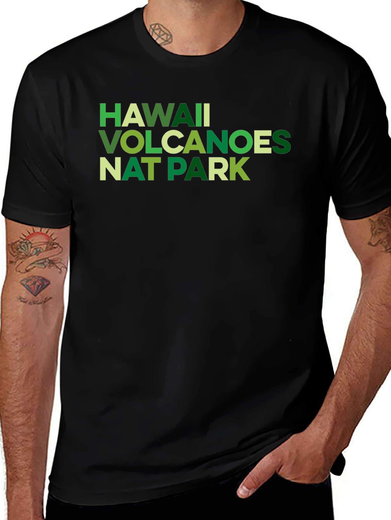 Hawaii Volcanoes Nat Park Graphic T-Shirt
