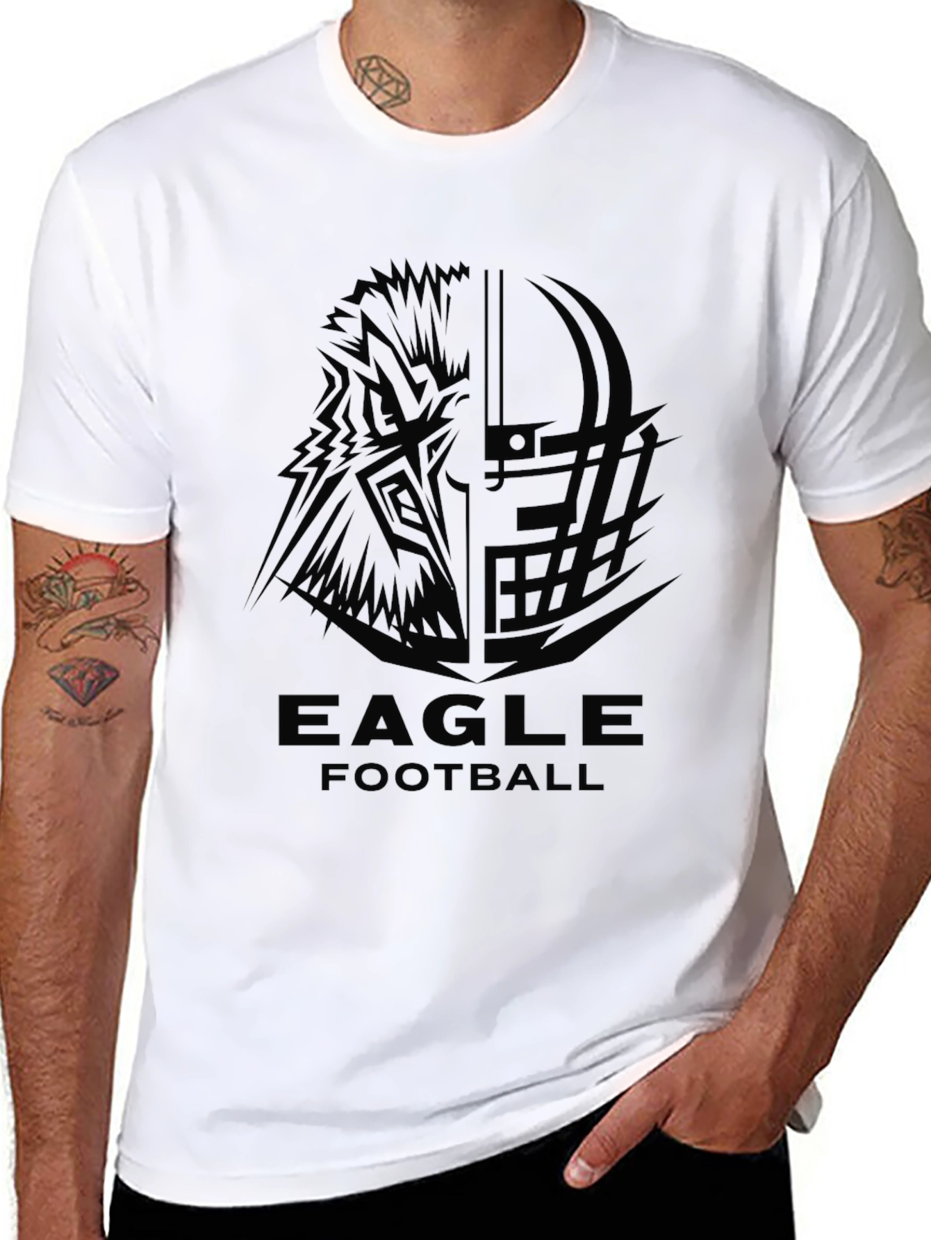Eagle Football Graphic T-Shirt