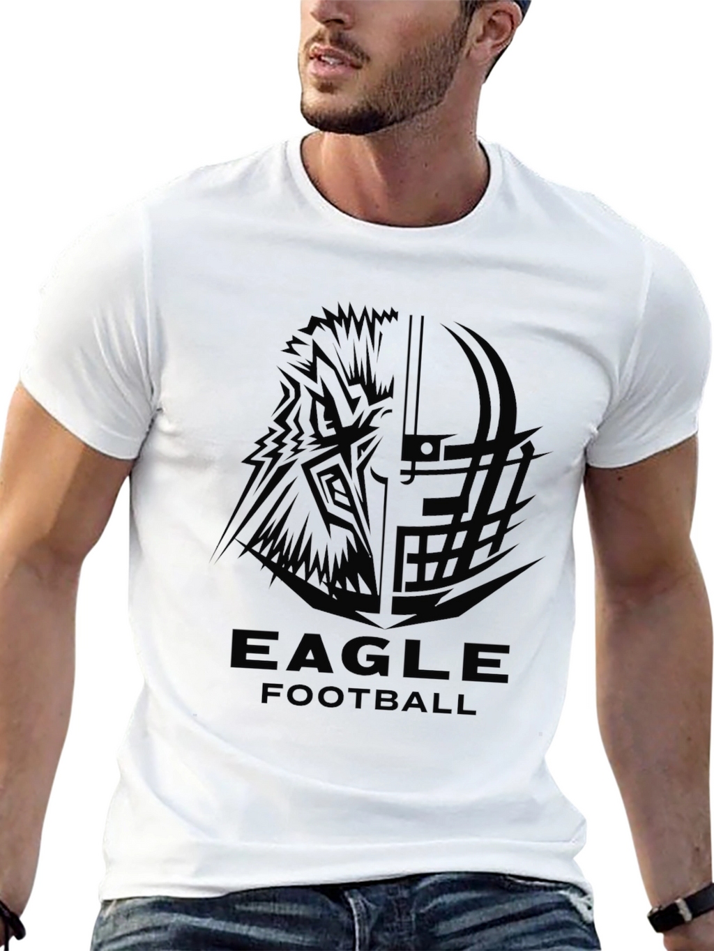 Eagle Football Graphic T-Shirt