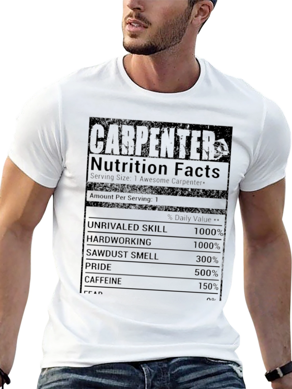 Carpenter Nutrition Facts Graphic Tee