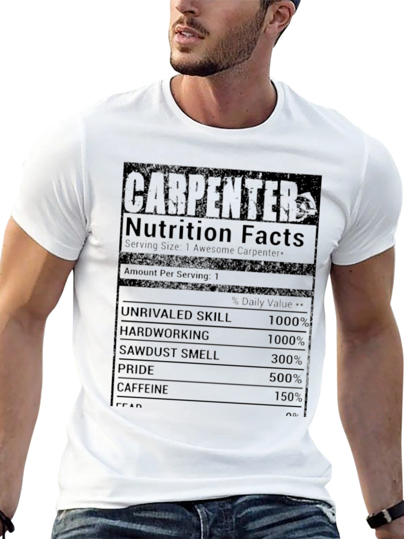 Carpenter Nutrition Facts Graphic Tee