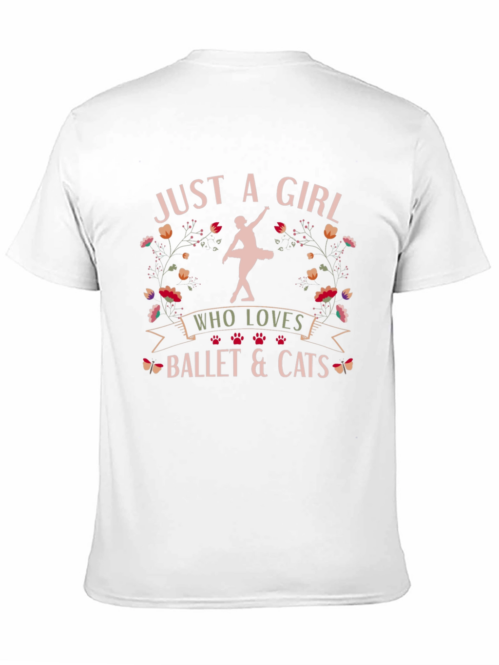 Ballet and Cats Graphic Tee