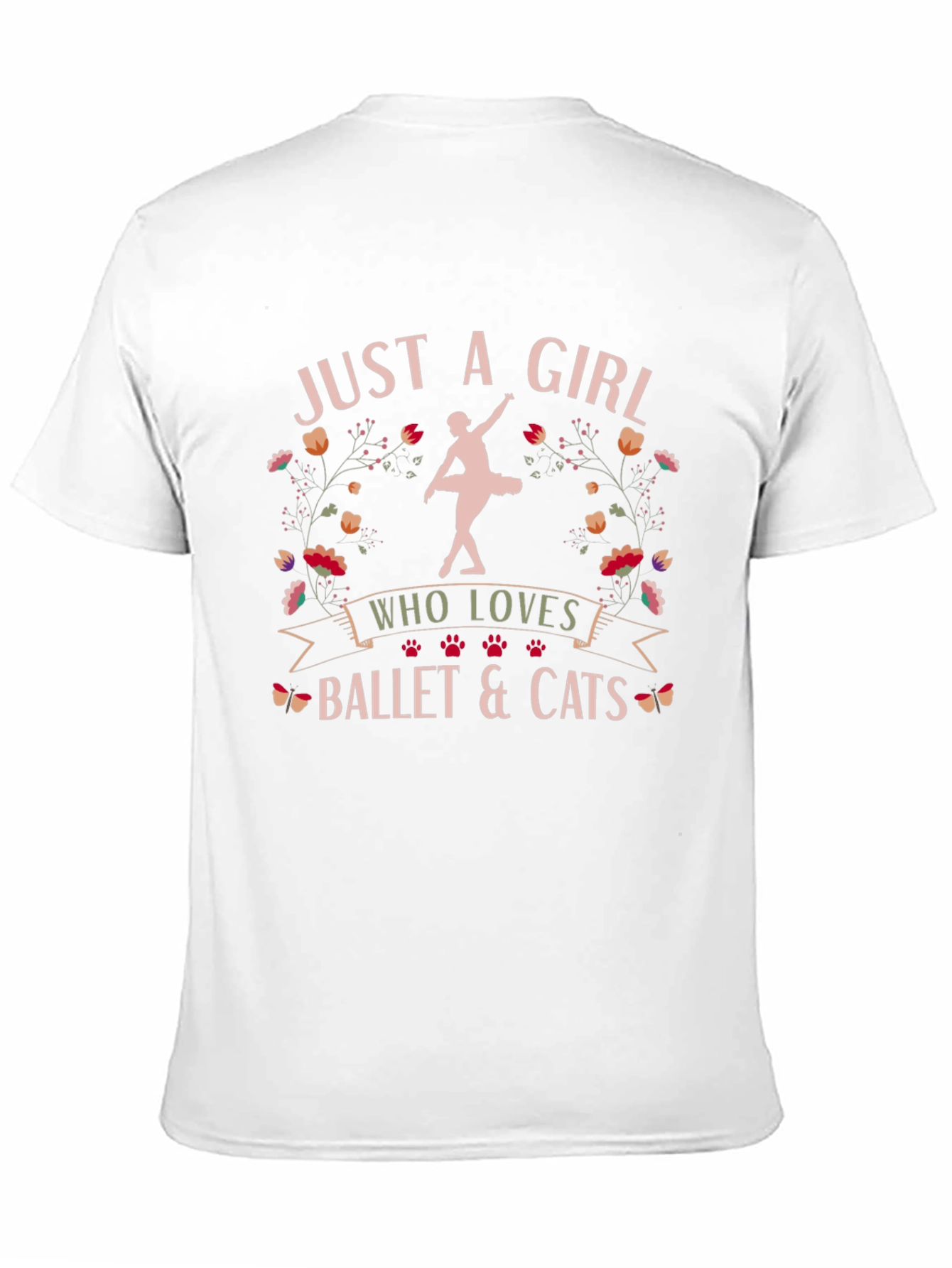 Ballet and Cats Graphic Tee