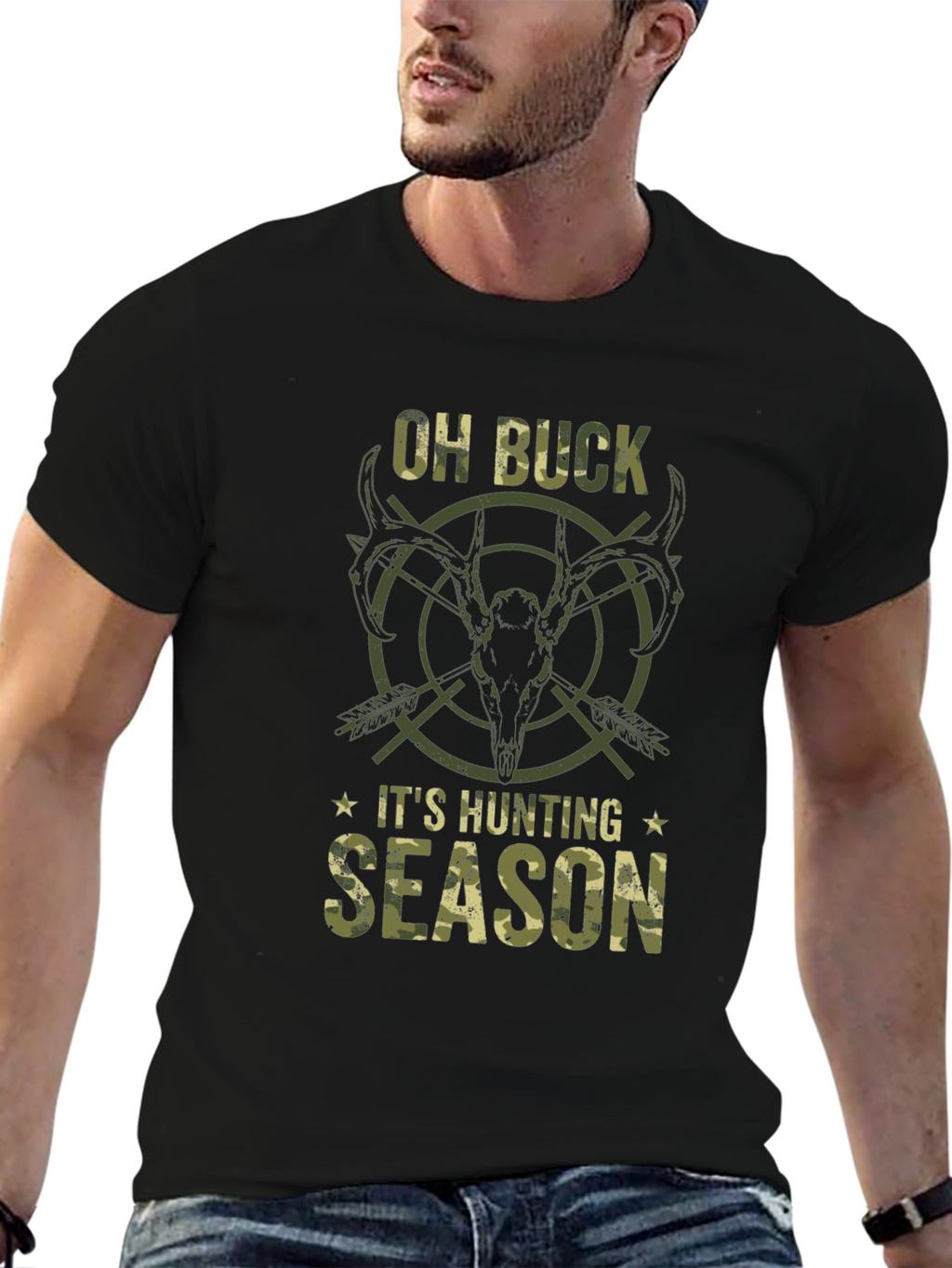 Oh Buck Its Hunting Season Tee