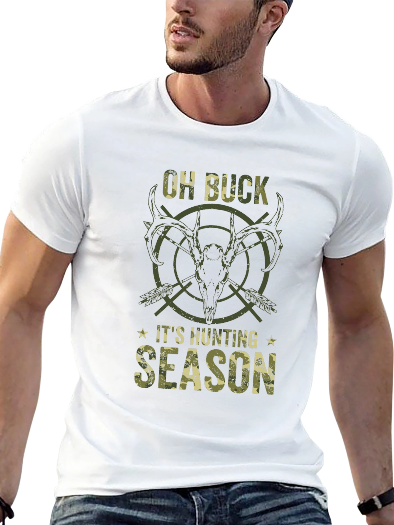 Oh Buck Its Hunting Season Tee
