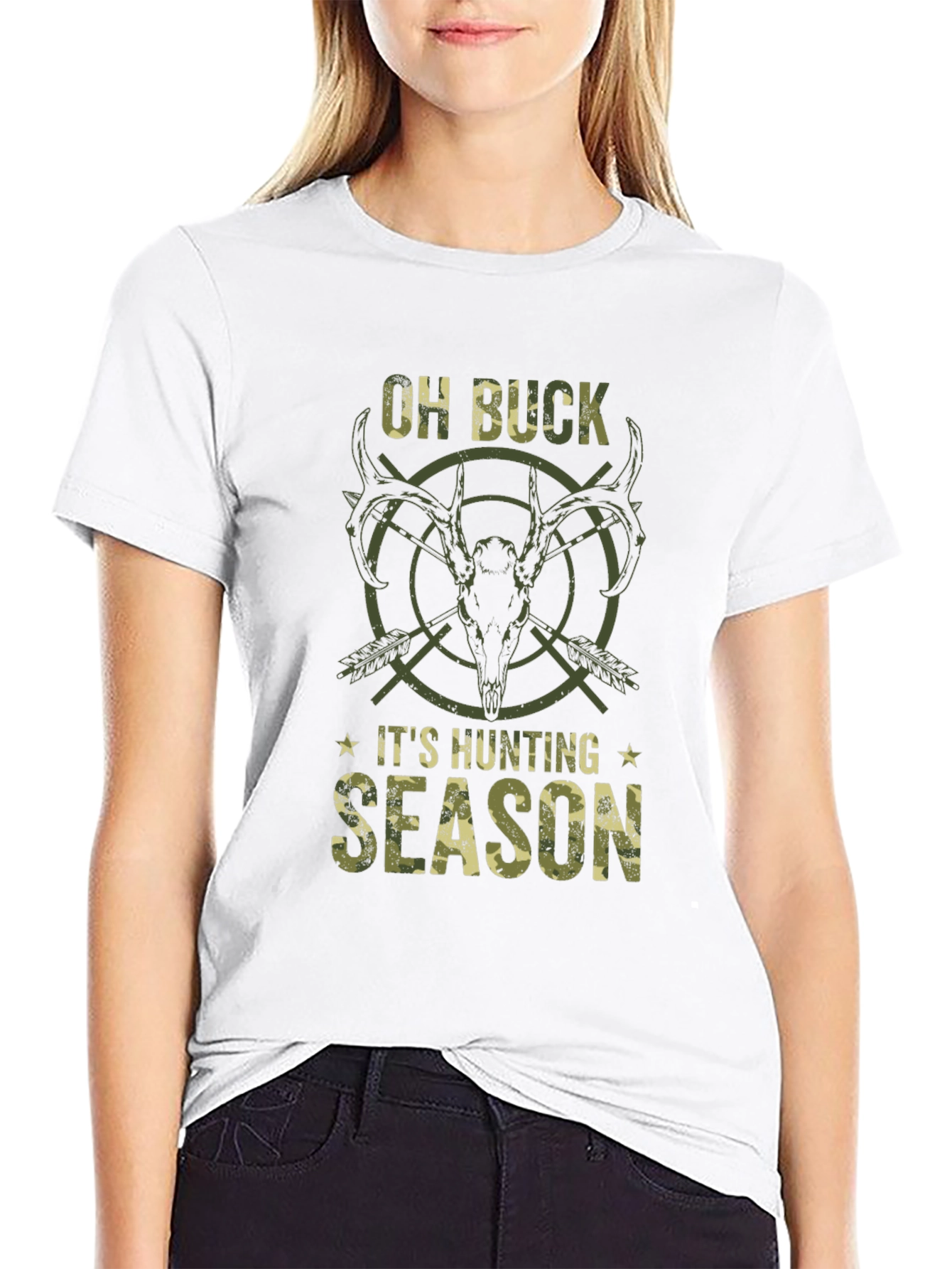 Oh Buck Its Hunting Season Tee