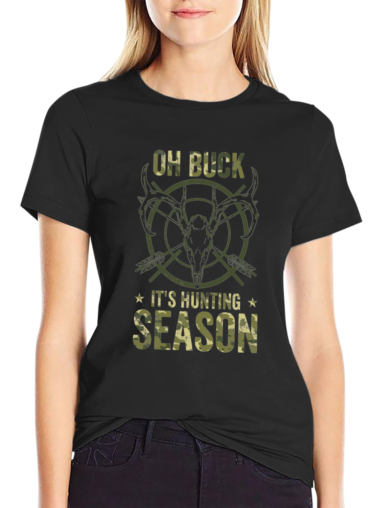 Oh Buck Its Hunting Season Tee