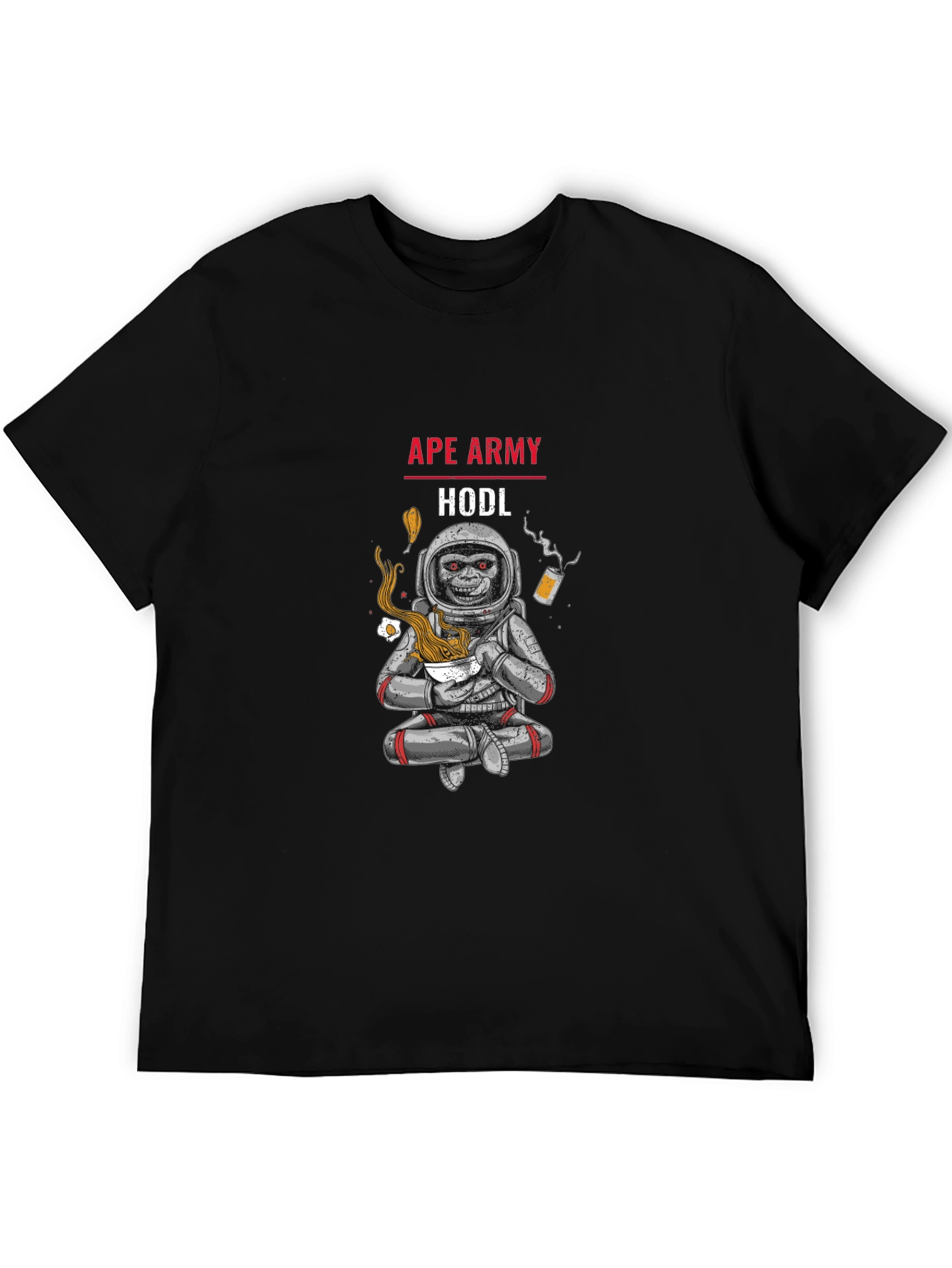 Ape Army HODL Black T-Shirt