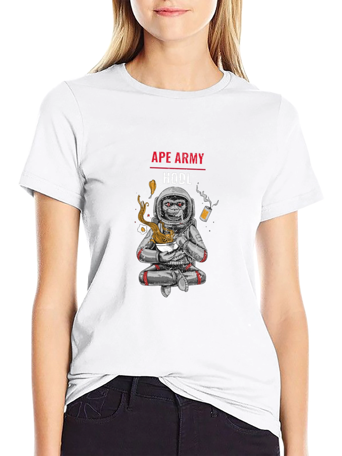 Ape Army HODL Black T-Shirt