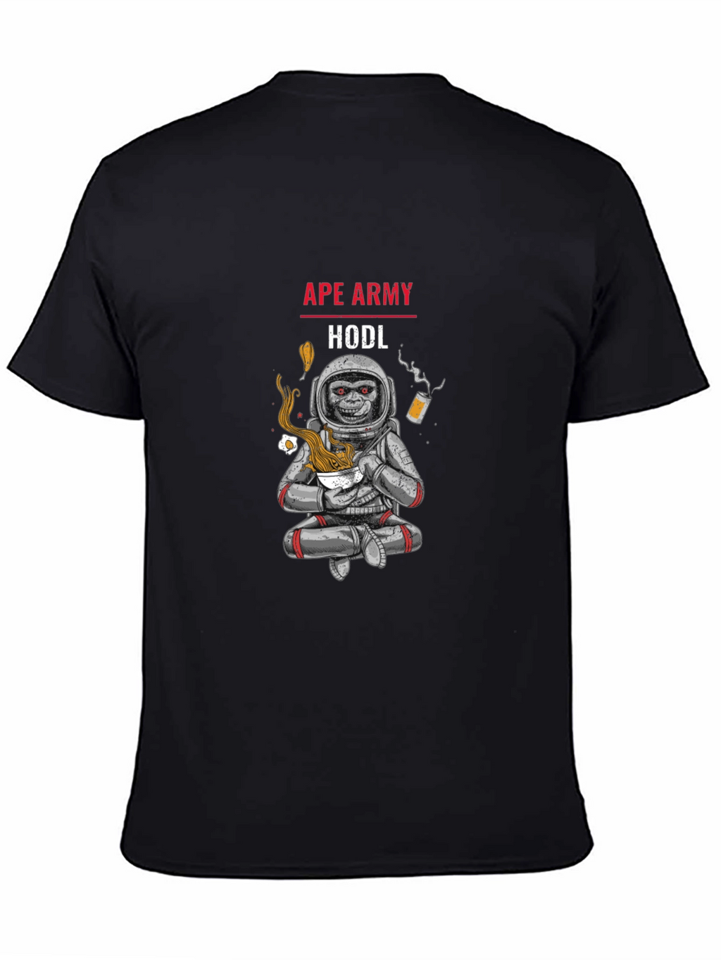 Ape Army HODL Black T-Shirt