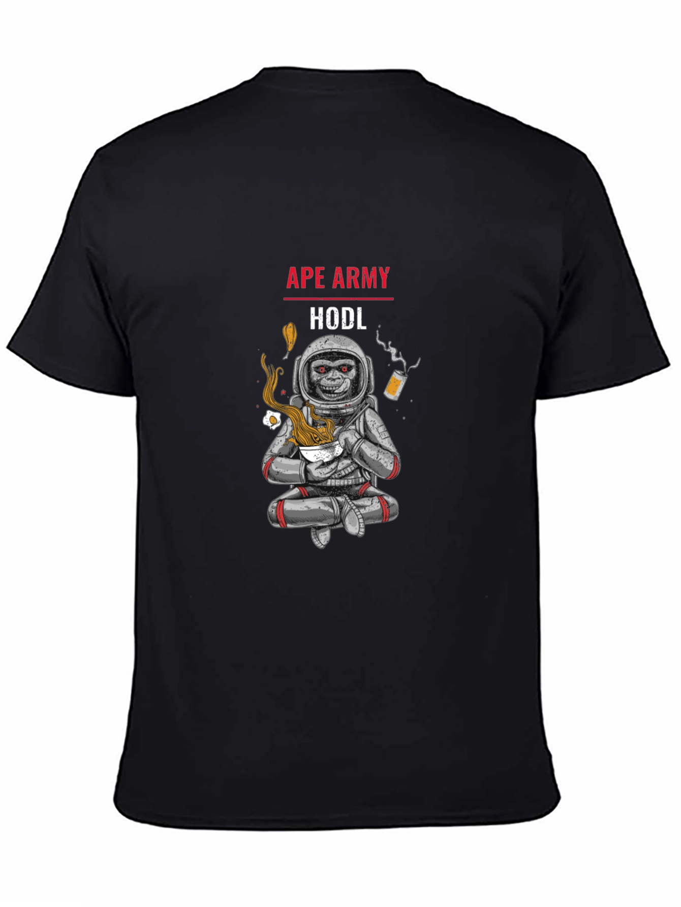 Ape Army HODL Black T-Shirt