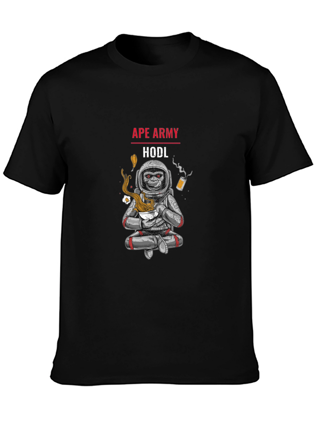 Ape Army HODL Black T-Shirt