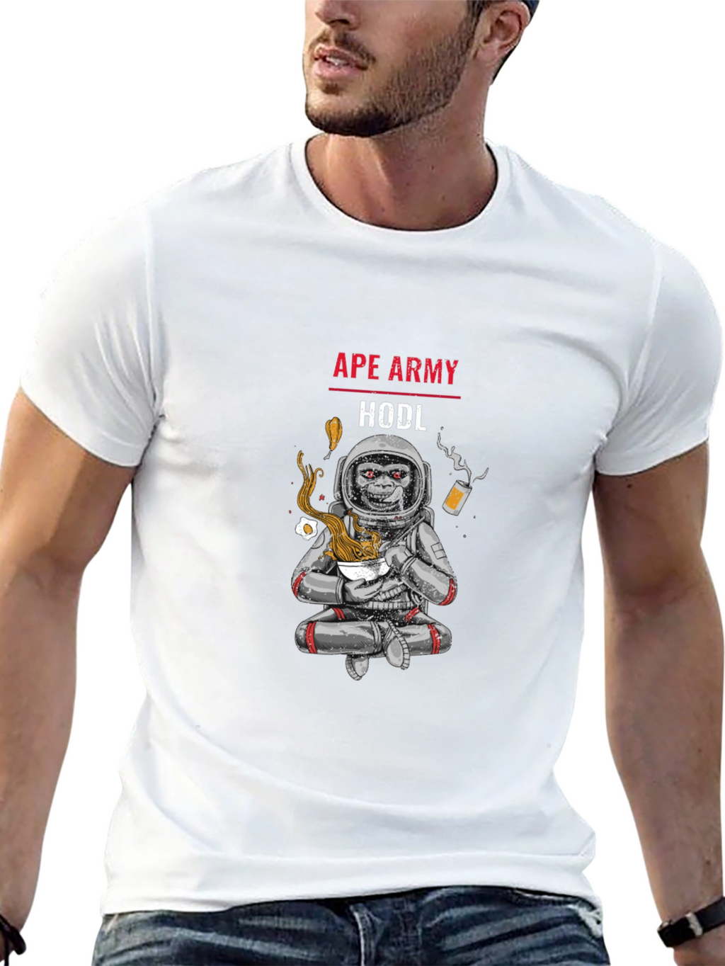 Ape Army HODL Black T-Shirt