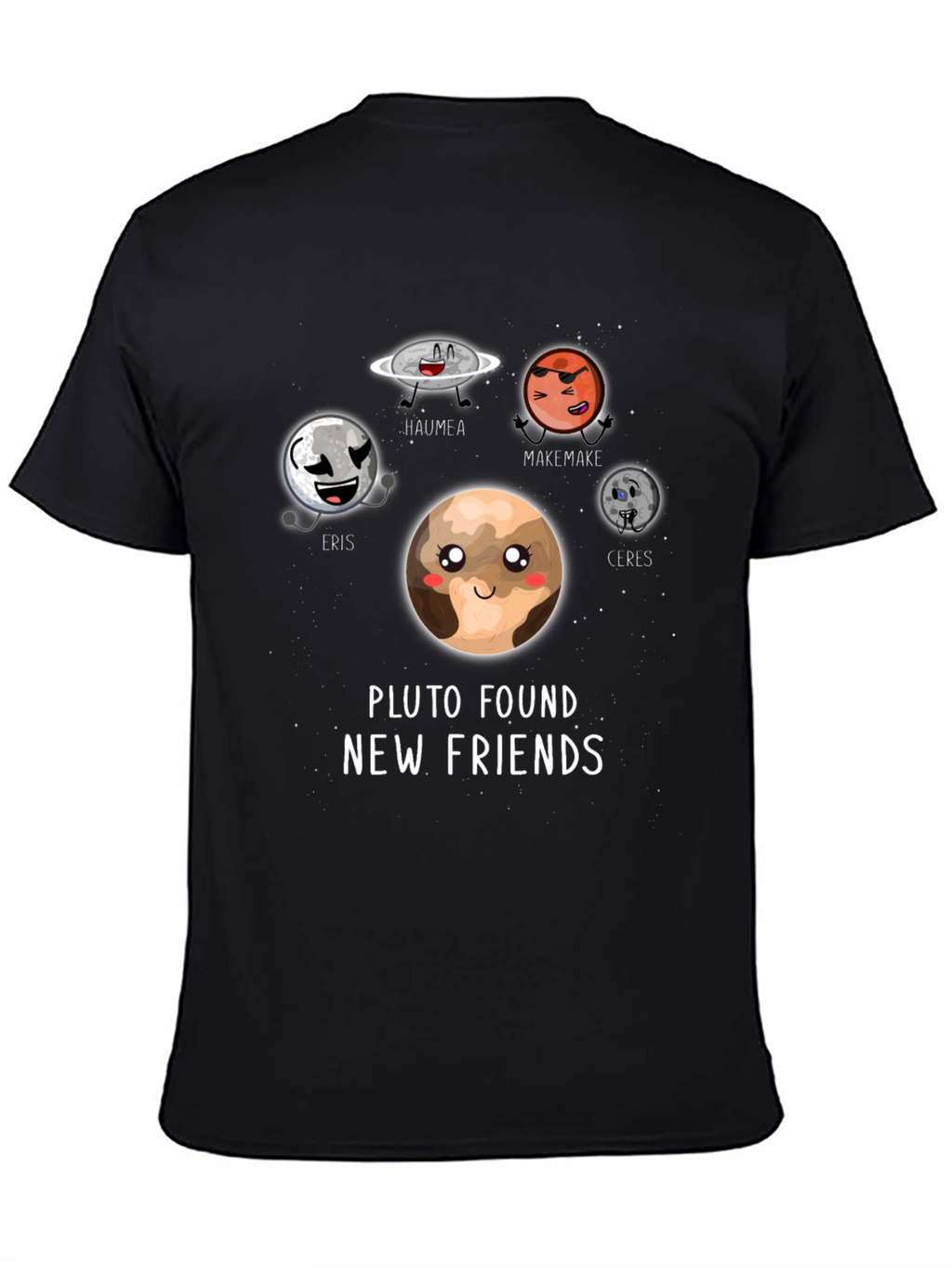 Pluto Found New Friends T-Shirt