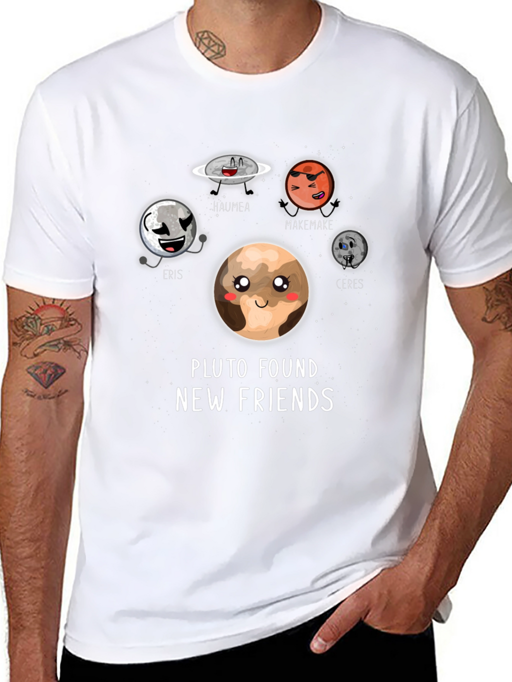 Pluto Found New Friends T-Shirt