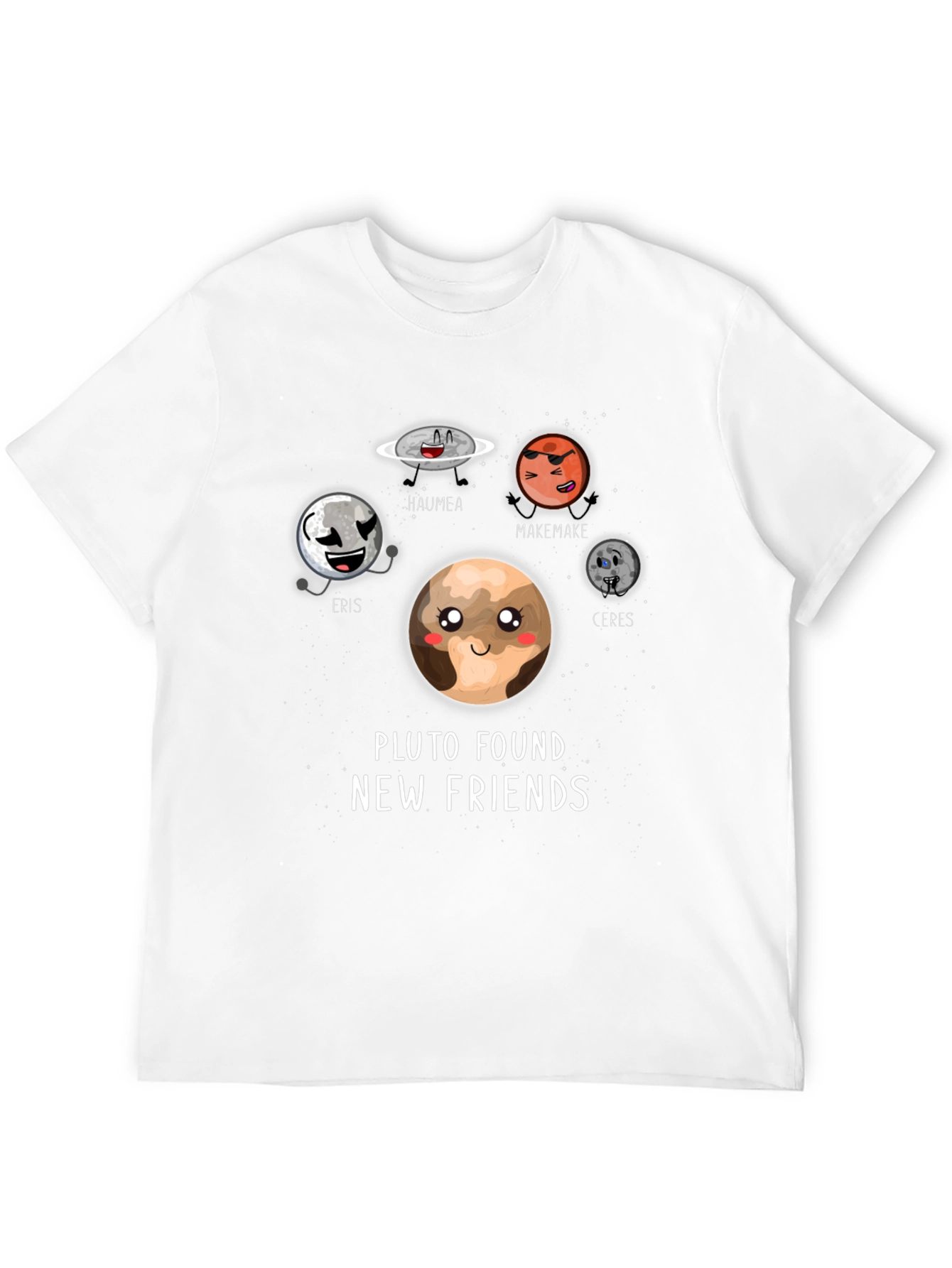 Pluto Found New Friends T-Shirt