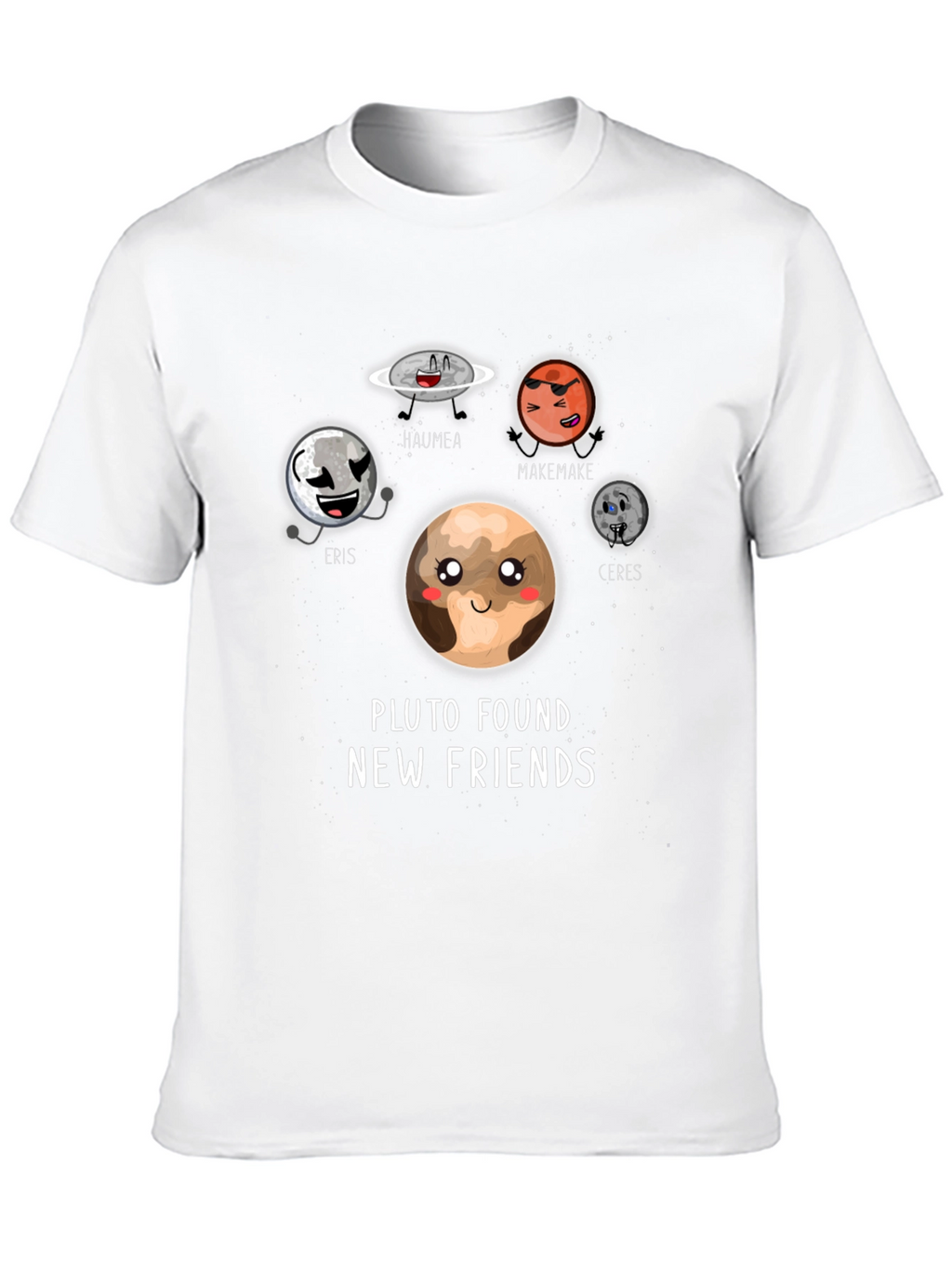 Pluto Found New Friends T-Shirt