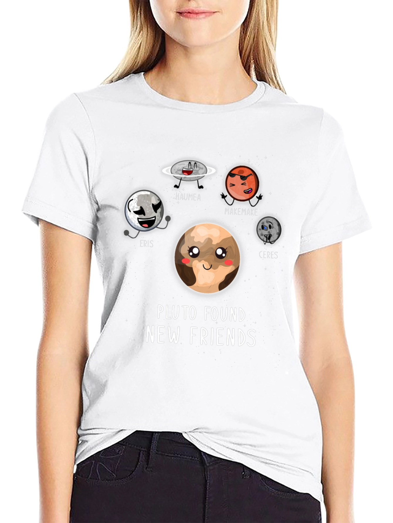 Pluto Found New Friends T-Shirt