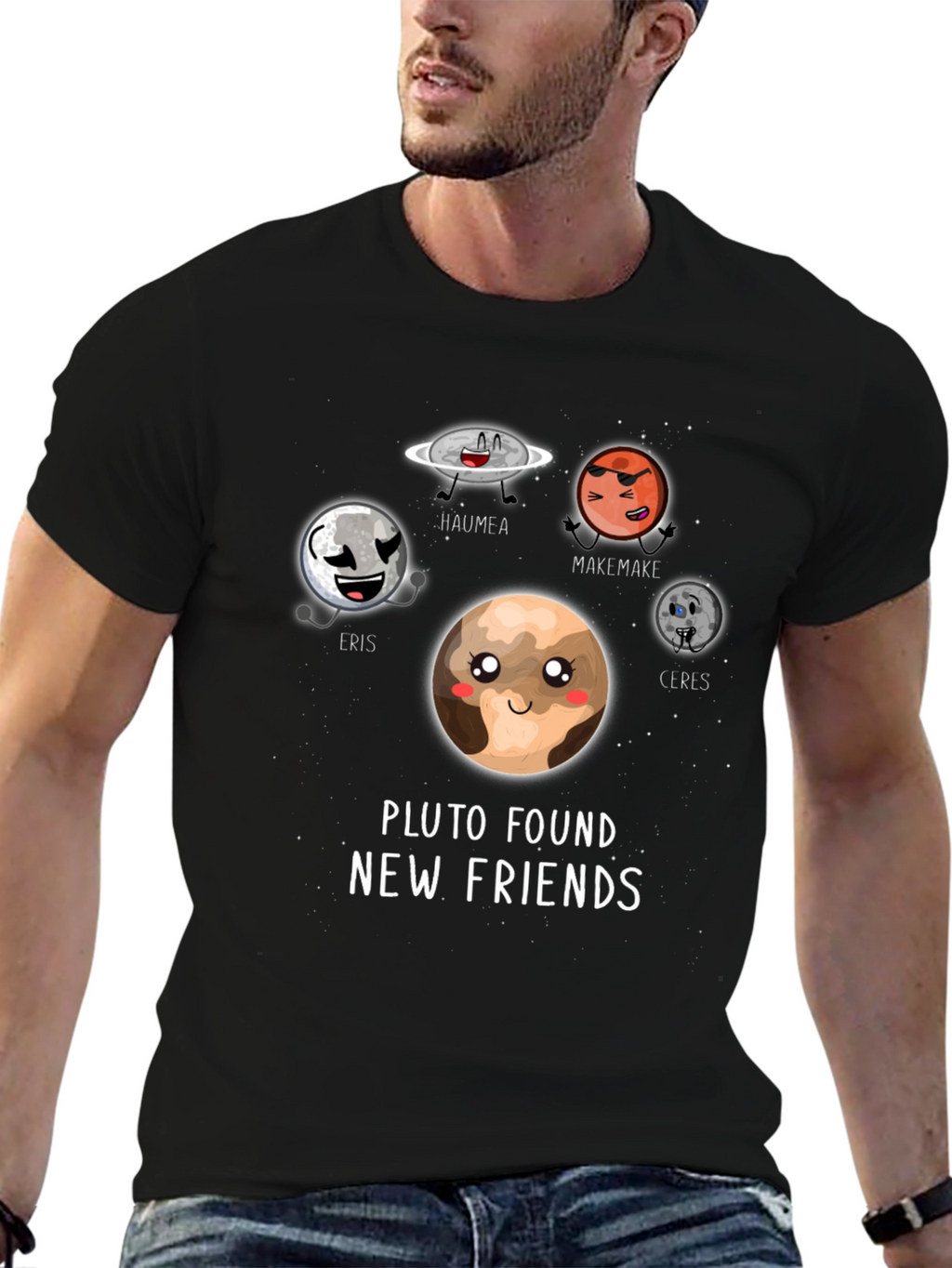 Pluto Found New Friends T-Shirt