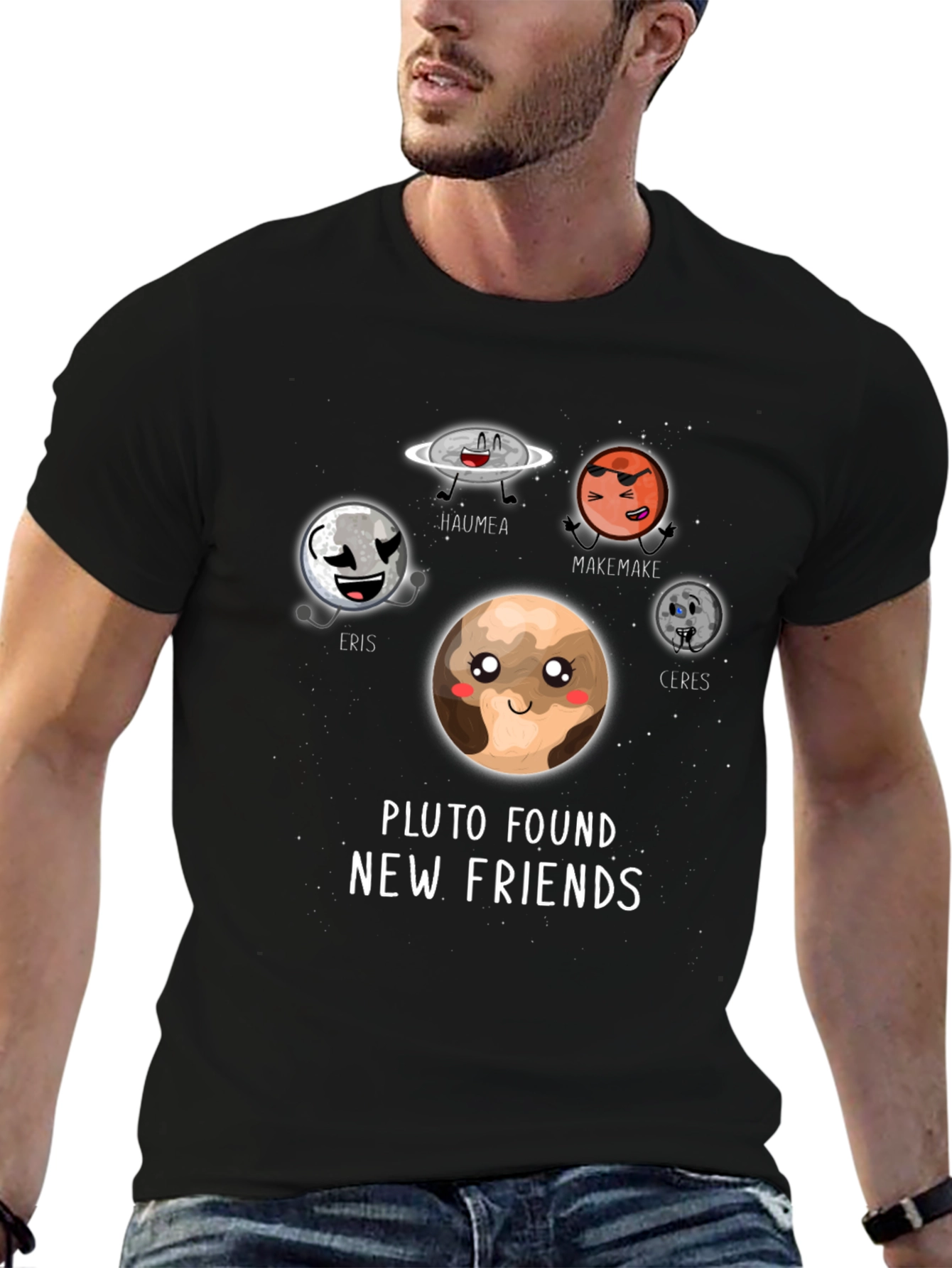Pluto Found New Friends T-Shirt