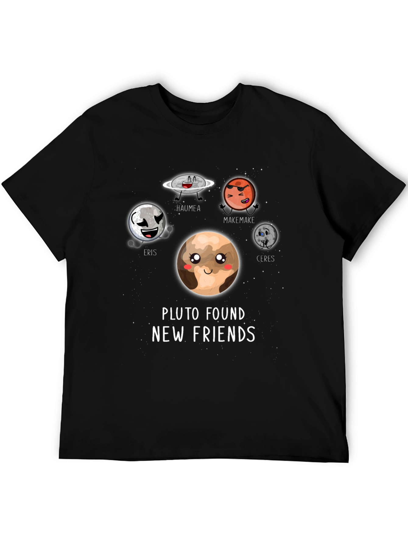 Pluto Found New Friends T-Shirt