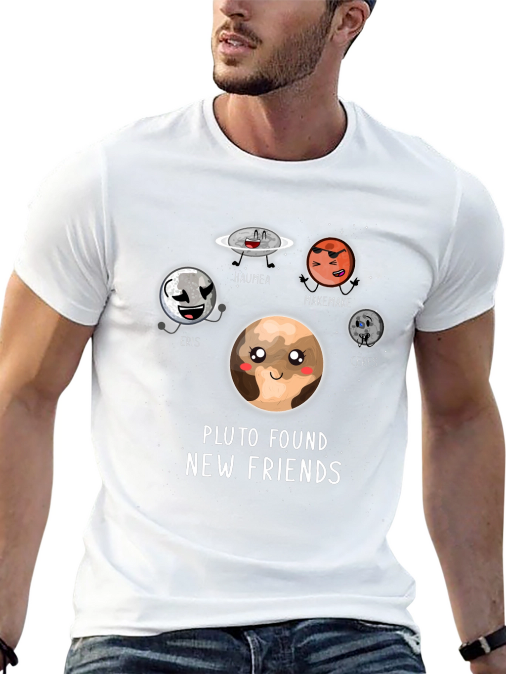 Pluto Found New Friends T-Shirt
