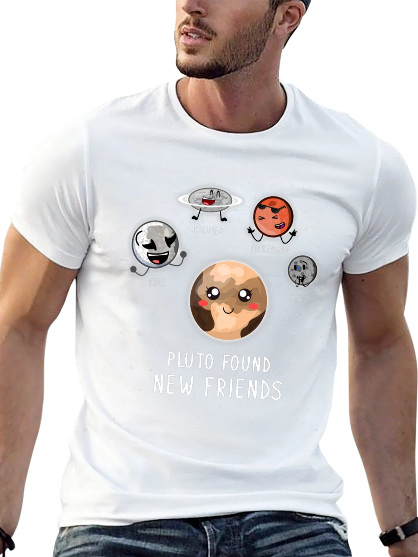 Pluto Found New Friends T-Shirt